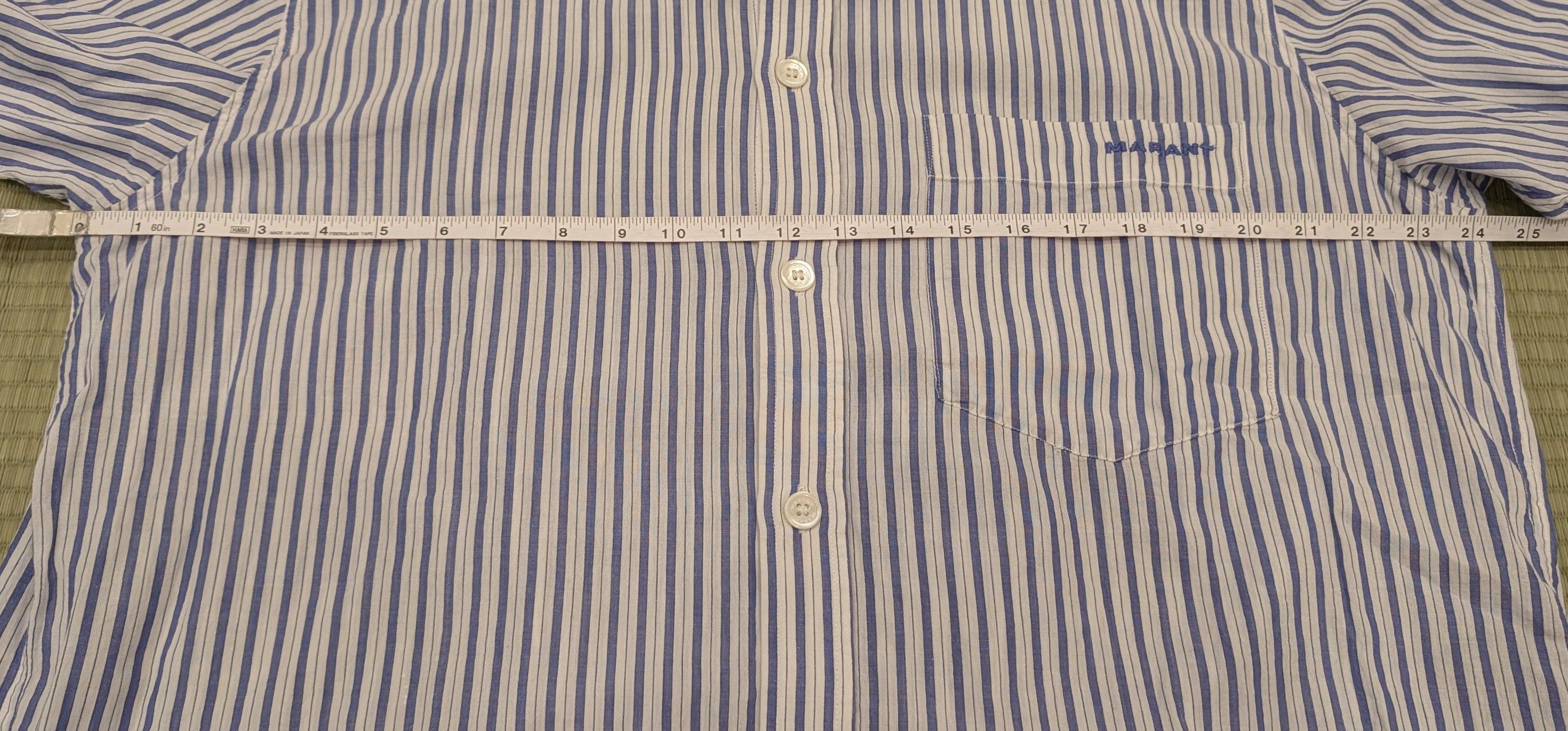Isabel Marant Isabel Marant Labilio Shirt Striped Blue Size US M / EU 48-50 / 2 - 6 Thumbnail
