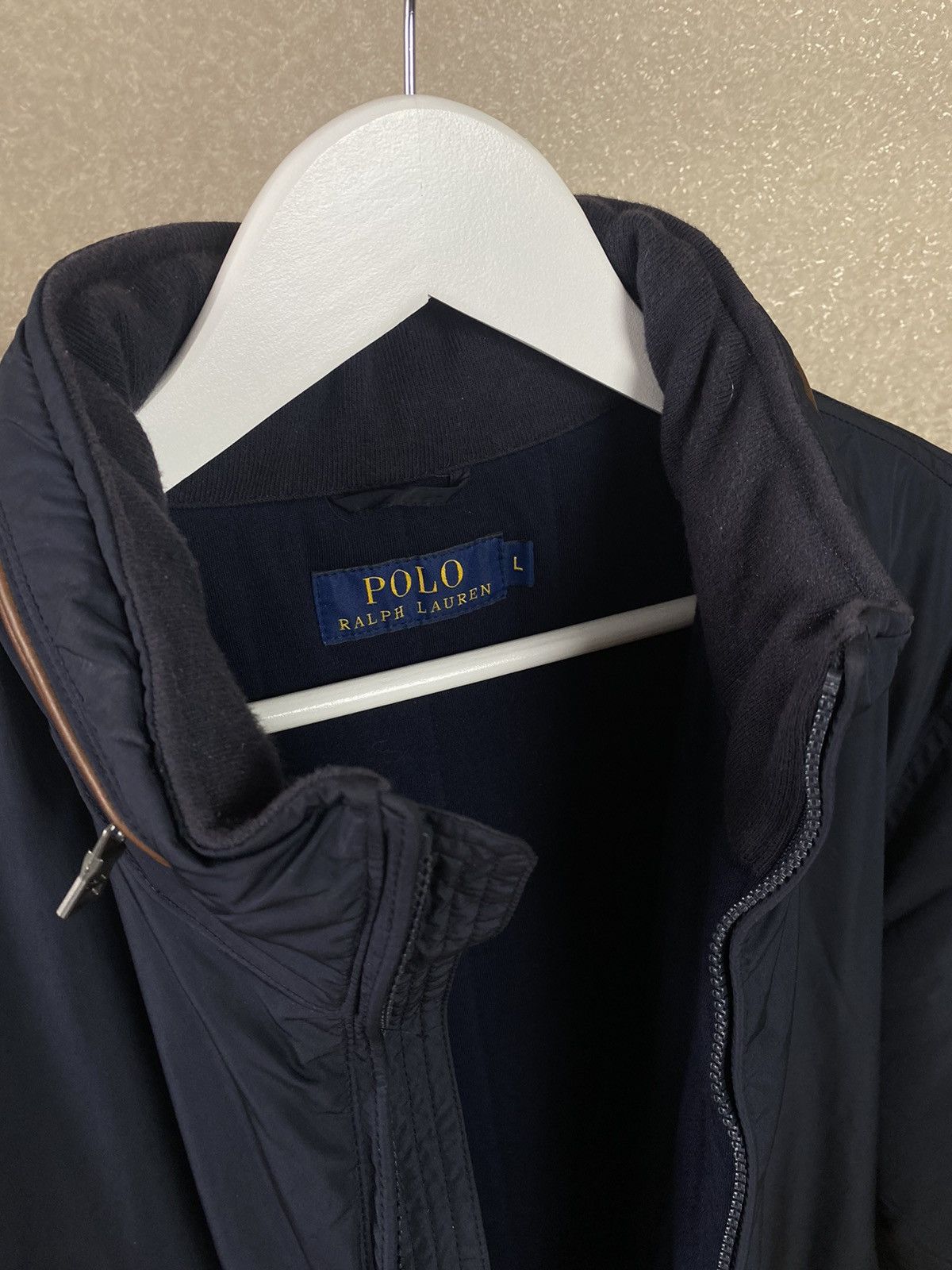 Vintage 90s Polo Ralph Lauren Jacket With Concealed Hood Size US L / EU 52-54 / 3 - 5 Thumbnail