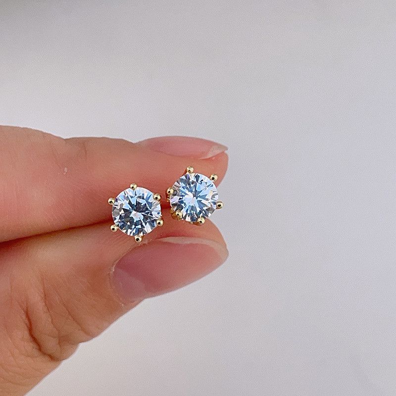 Jewelry Punk Earrings One Pairs Chrome Jewelry Size ONE SIZE - 6 Thumbnail