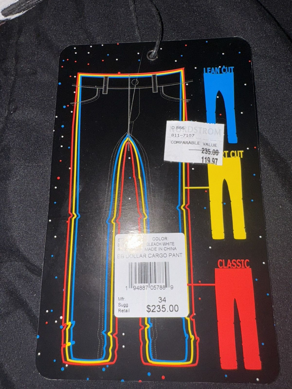 Billionaire Boys Club Billionaire Boys Club Diamond and Dollar Sign Pants BBC Size US 32 / EU 48 - 8 Thumbnail