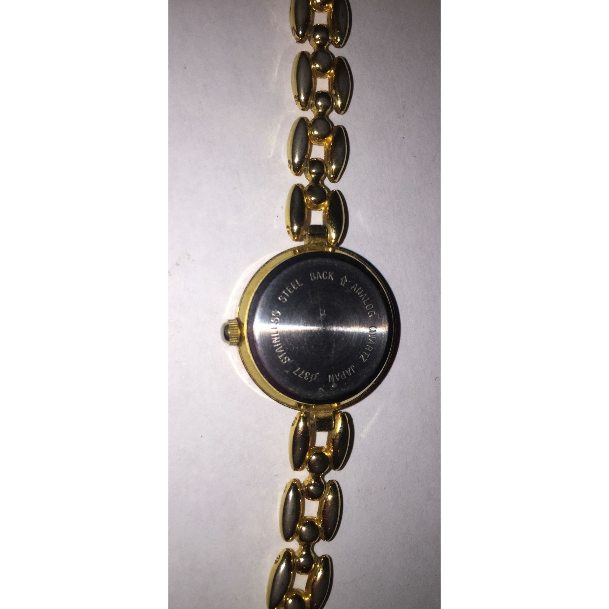 Other Womens Elizabeth Taylor Quartz Watch Gold Tone w/ Rhinestone Size ONE SIZE - 4 Thumbnail