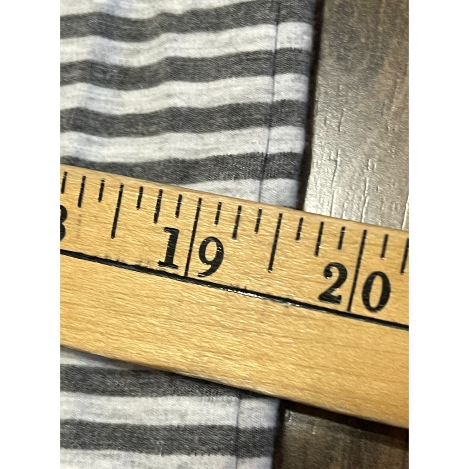 J. Jill J. Jill Shirt Dress Women's Small Gray White Striped Long Sleeve Pockets Knee Length Casual Free Return Mens? No gender given. Size S / US 4 / IT 40 - 4 Thumbnail