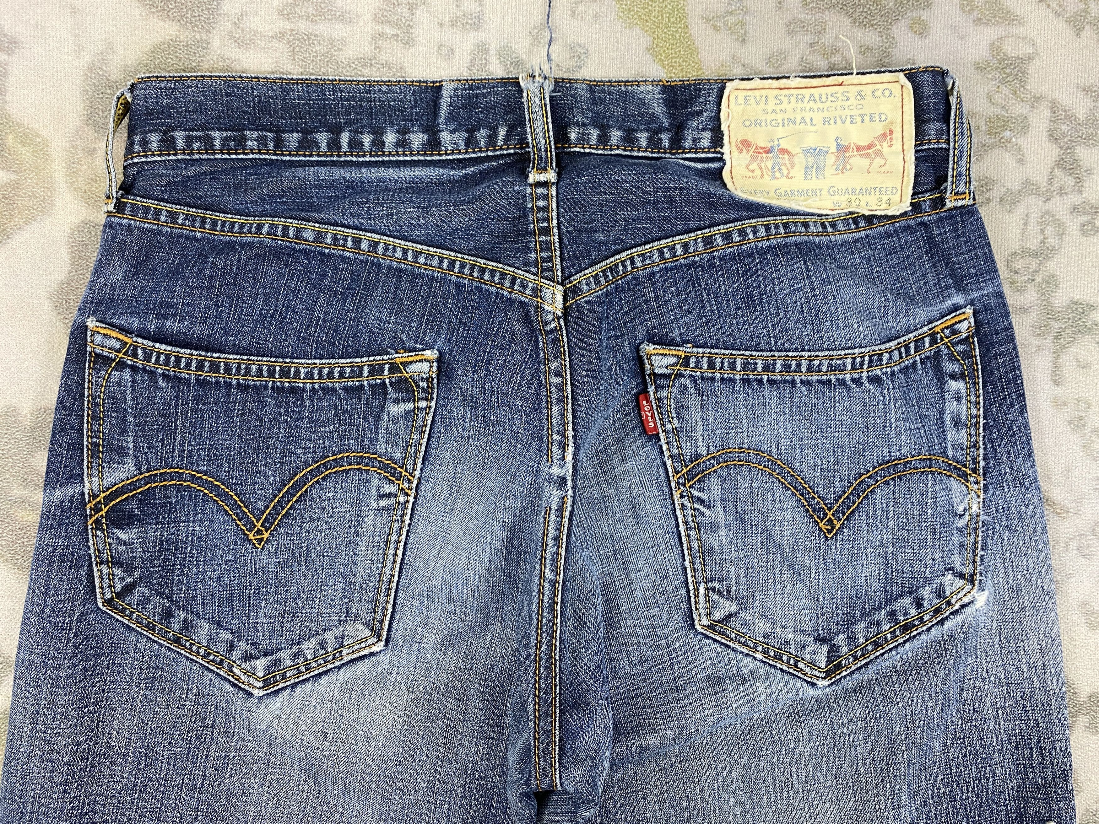Levi's Faded Blue Vintage Levi's 503 Jeans 31x27.5 Denim - JN3692 Size US 31 - 4 Thumbnail