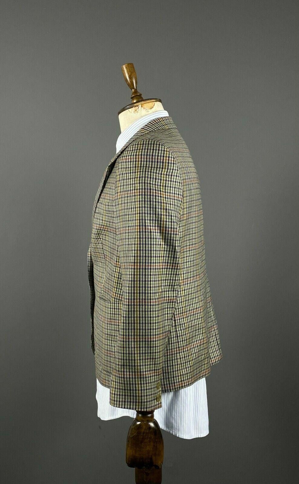 DAKS Daks Signature London Check Coat Blazer M / US 40 / EU 50 Size 40R - 4 Thumbnail