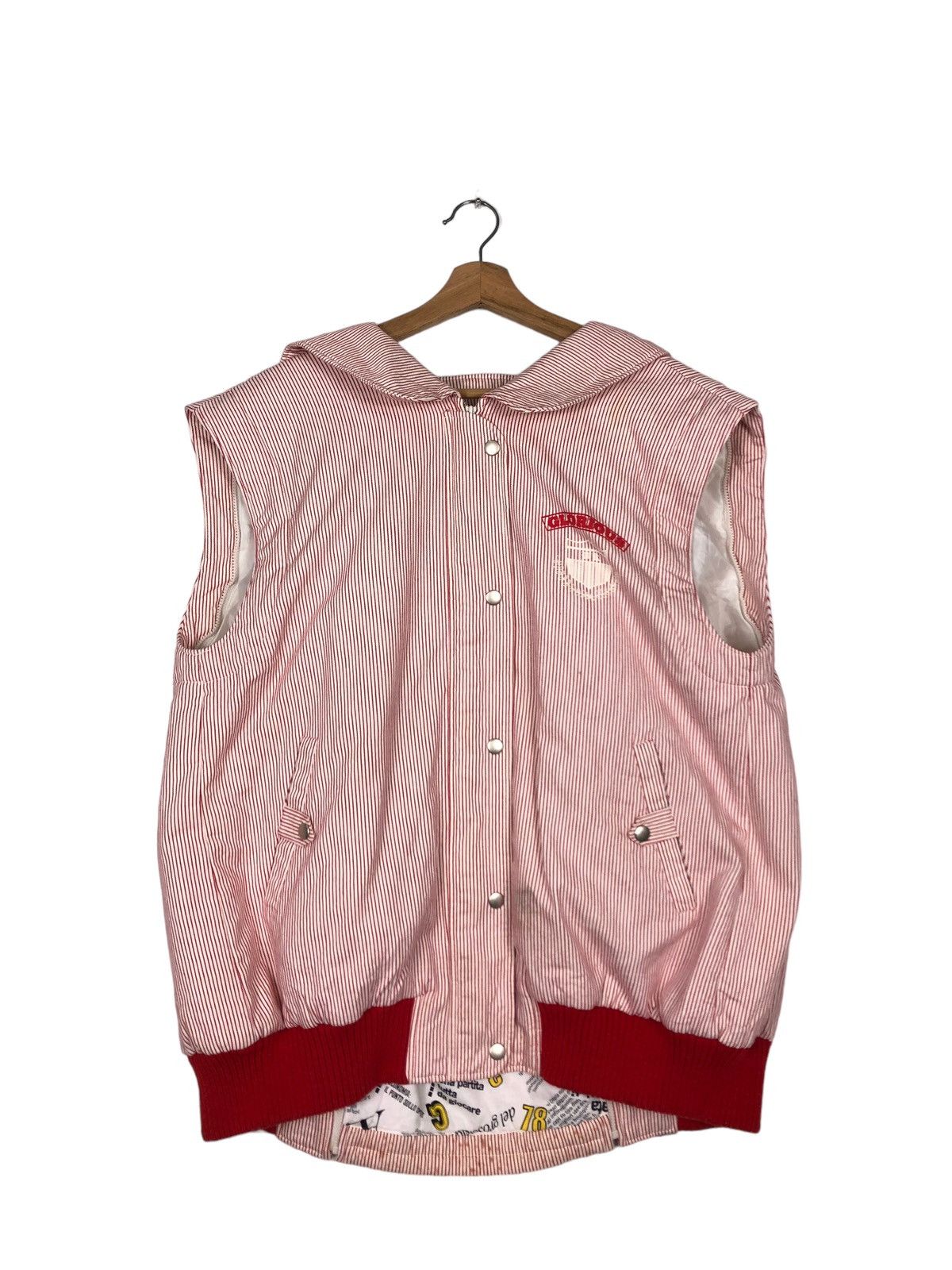 Hysteric Glamour 🔥Striped Tank Top Bondage Design Glorious Japan Full Print Size US M / EU 48-50 / 2 - 1 Thumbnail