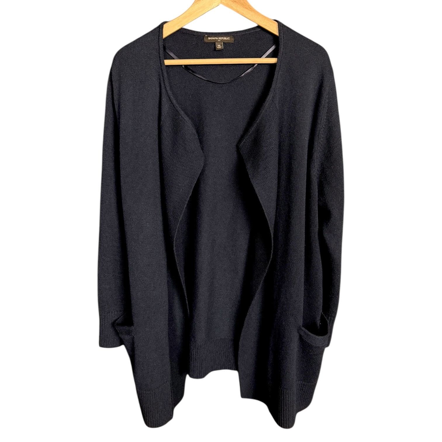 Banana Republic Banana Republic Navy Blue Cardigan Wool Blend Office Work XL Size XL / US 12-14 / IT 48-50 - 2 Thumbnail