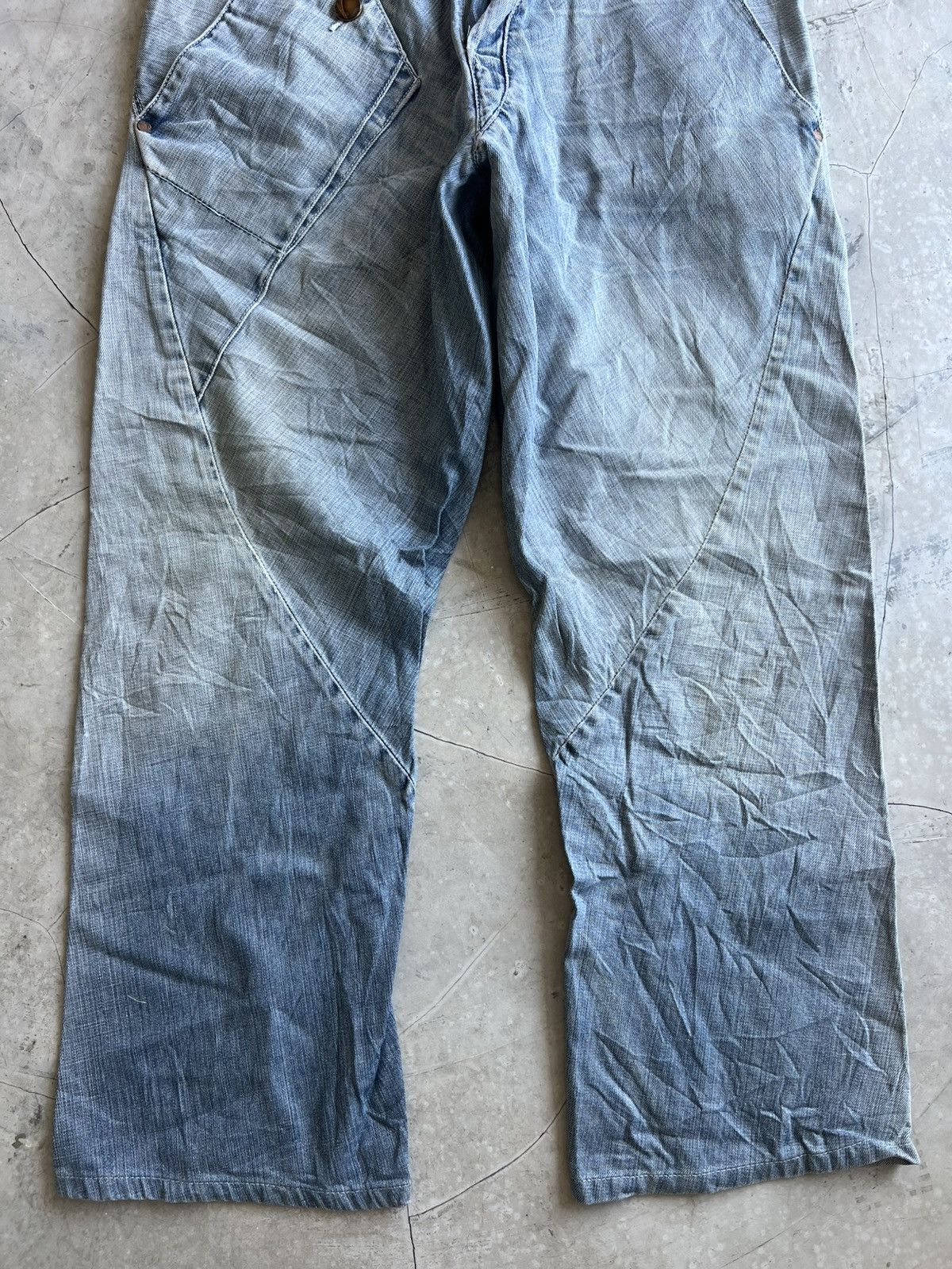 Levi's Vintage Levis Engineered Twisted Jeans Tag W32 Actual 33x29 Size US 32 / EU 48 - 3 Thumbnail