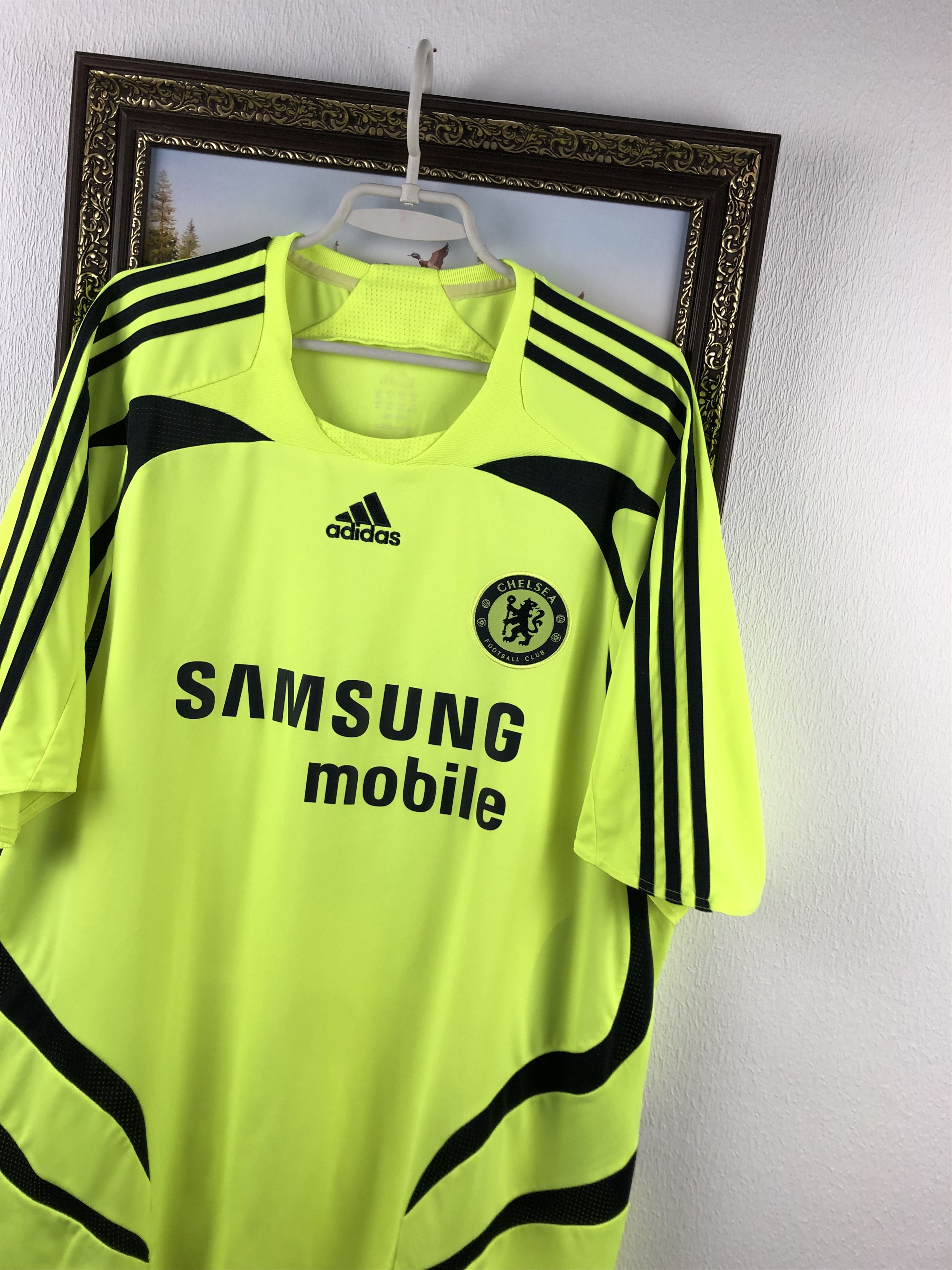 Adidas Chelsea football shirt 2007 Soccer #8 Lampard Adidas Jersey Size US XXL / EU 58 / 5 - 5 Thumbnail