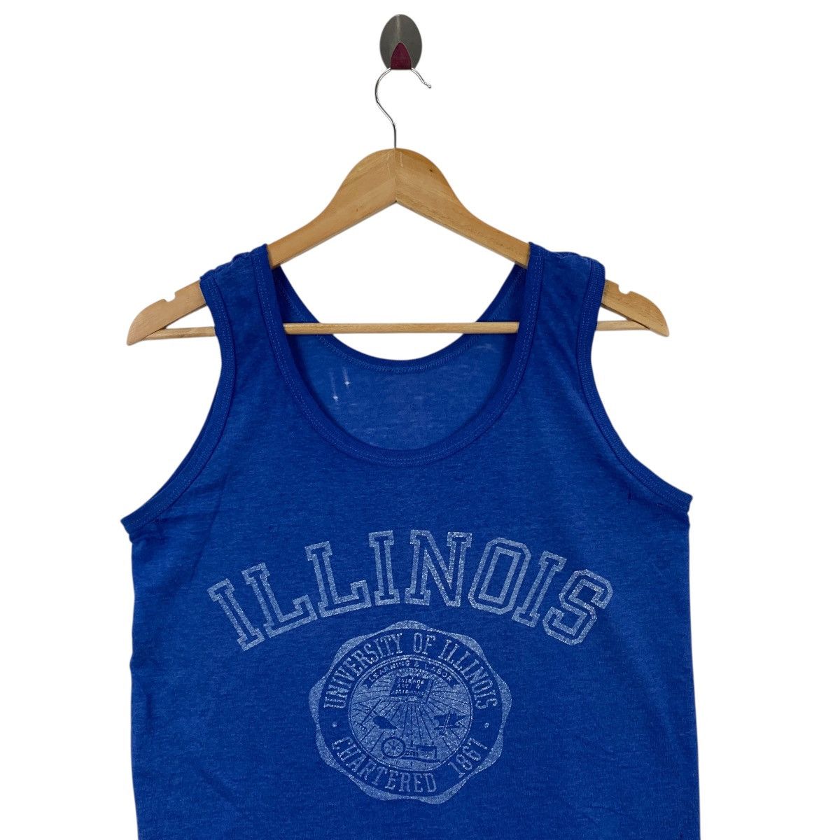 Vintage Vintage 50s UNIVERSITY OF ILLINOIS Memorabilia Tank Tshirt Size US S / EU 44-46 / 1 - 2 Thumbnail