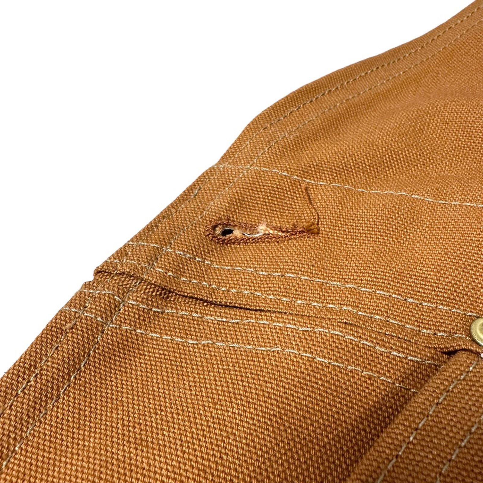 Carhartt Carhartt Bib Overalls Vintage Brown 70s USA 44 x 30 New Size US 44 / EU 60 - 7 Thumbnail