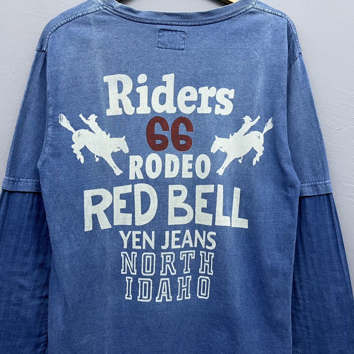 Japanese Brand Yen Jeans Double Layer Long Sleeve T-Shirt Size US M / EU 48-50 / 2 - 5 Thumbnail