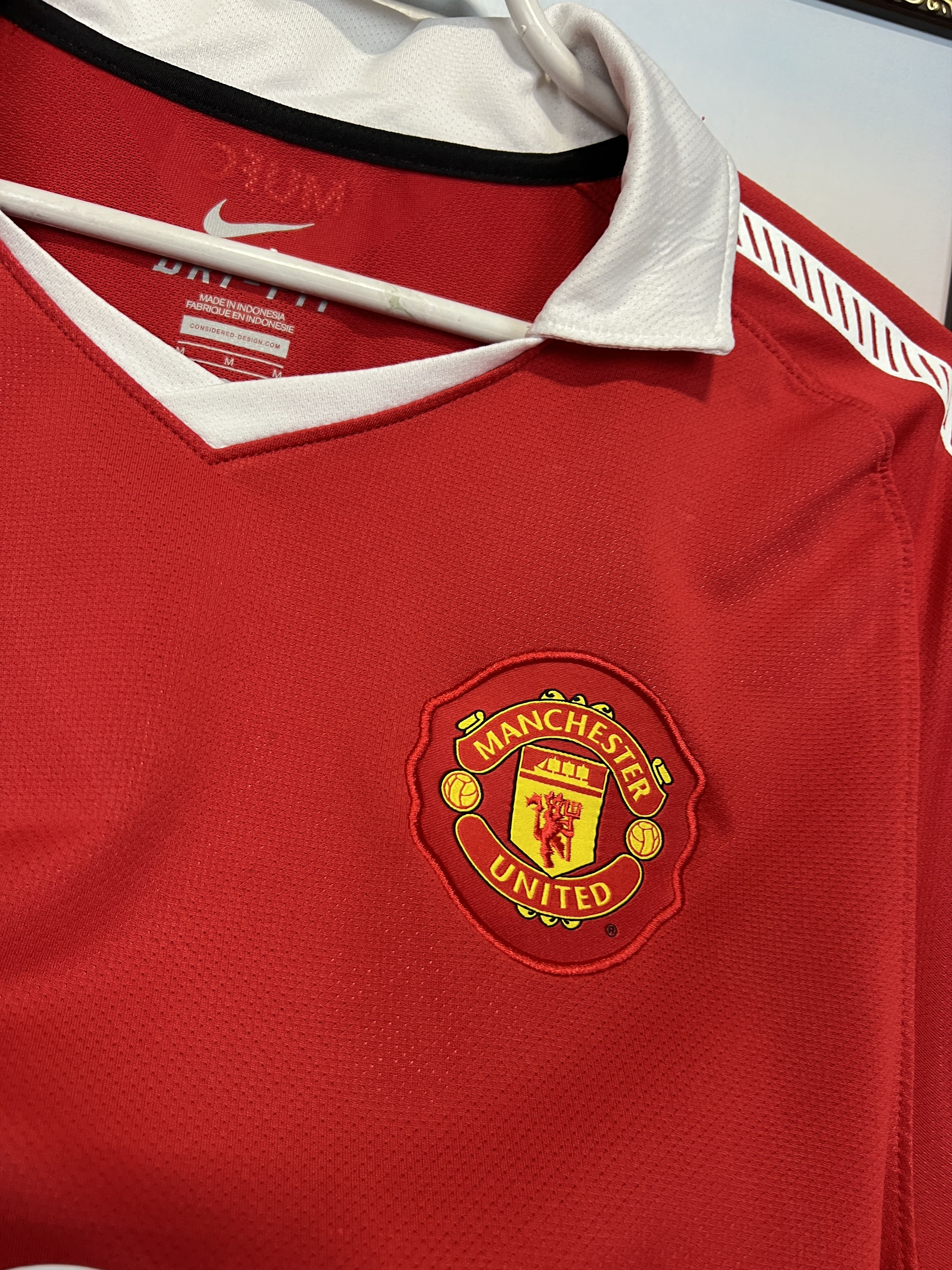Nike Manchester United football shirt Soccer AON Jersey Trikot Size US M / EU 48-50 / 2 - 8 Thumbnail
