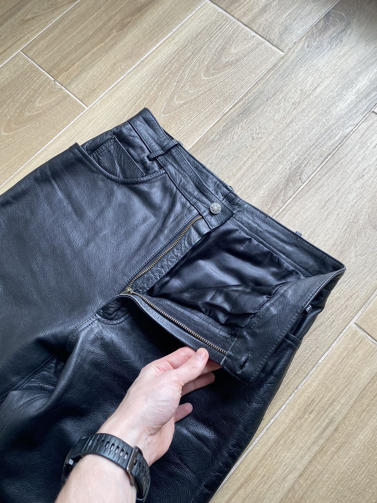 Genuine Leather Vintage Leather Pants Size US 30 / EU 46 - 3 Thumbnail