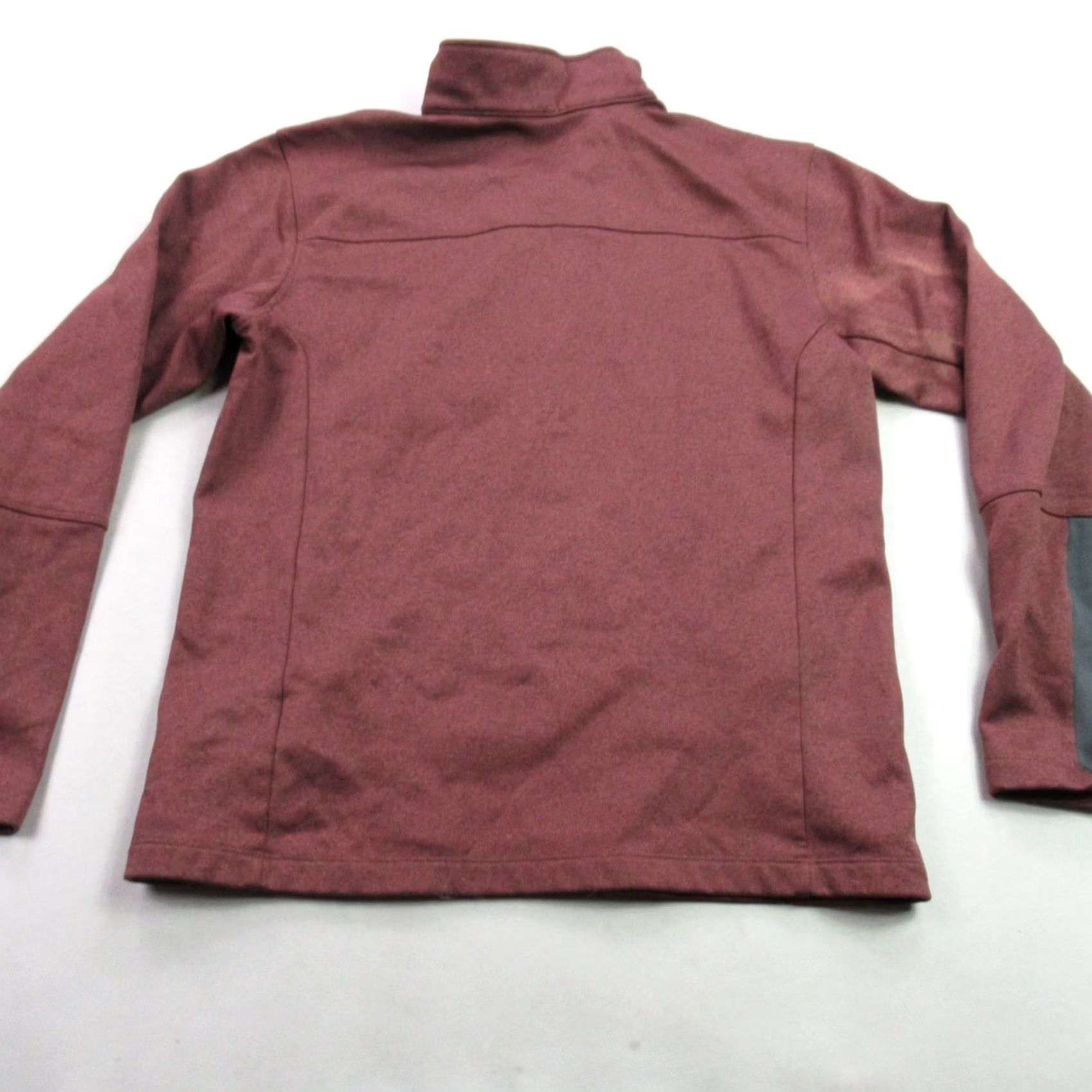 The North Face The North Face Pullover Mens Medium Long Sleeve 1/4 Zip Casual Burgundy Lightweight Size US L / EU 52-54 / 3 - 6 Thumbnail