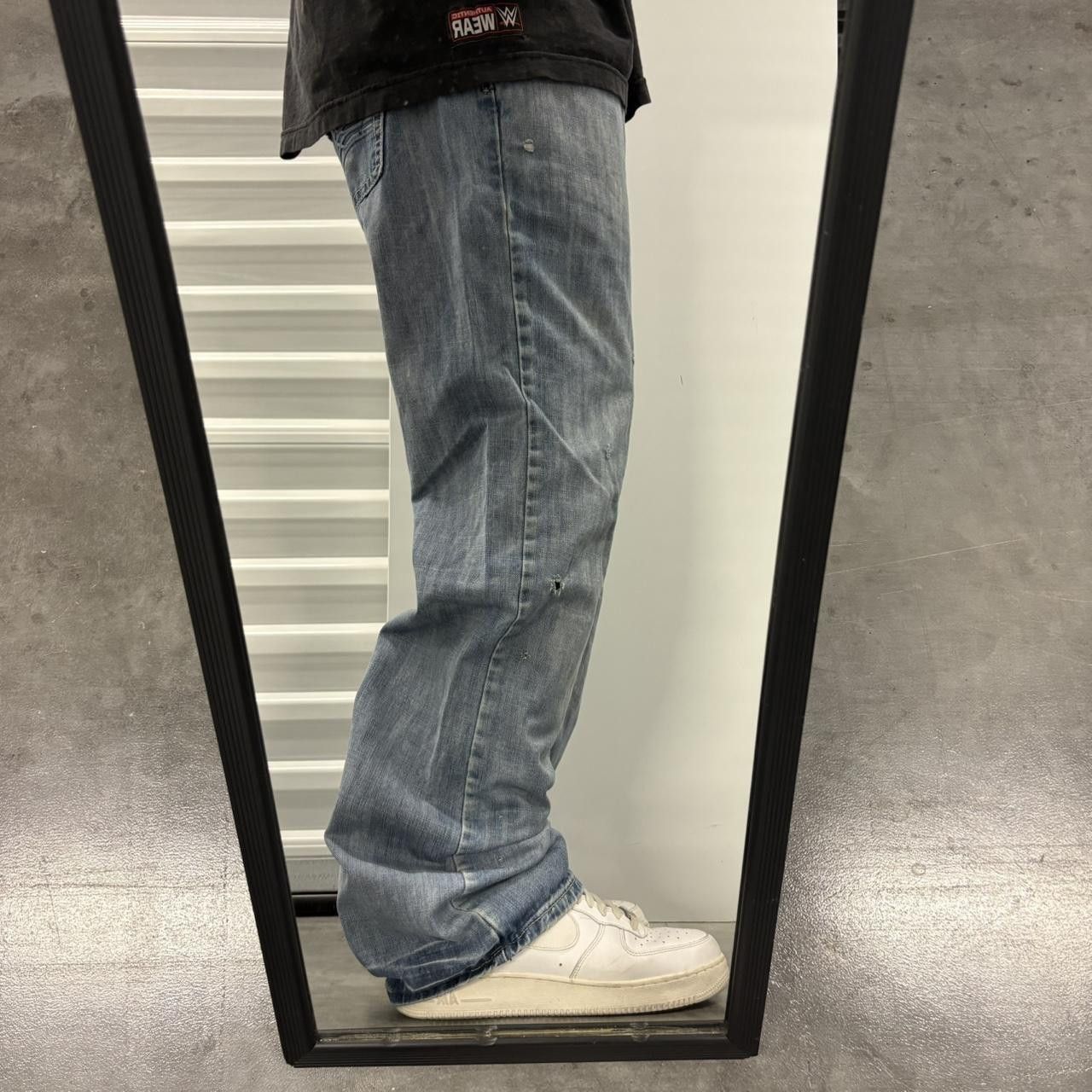 Vintage Crazy Vintage Y2K/2000s Baggy Skater Style Medium Blue Wash Denim jeans! Size US 36 / EU 52 - 2 Thumbnail