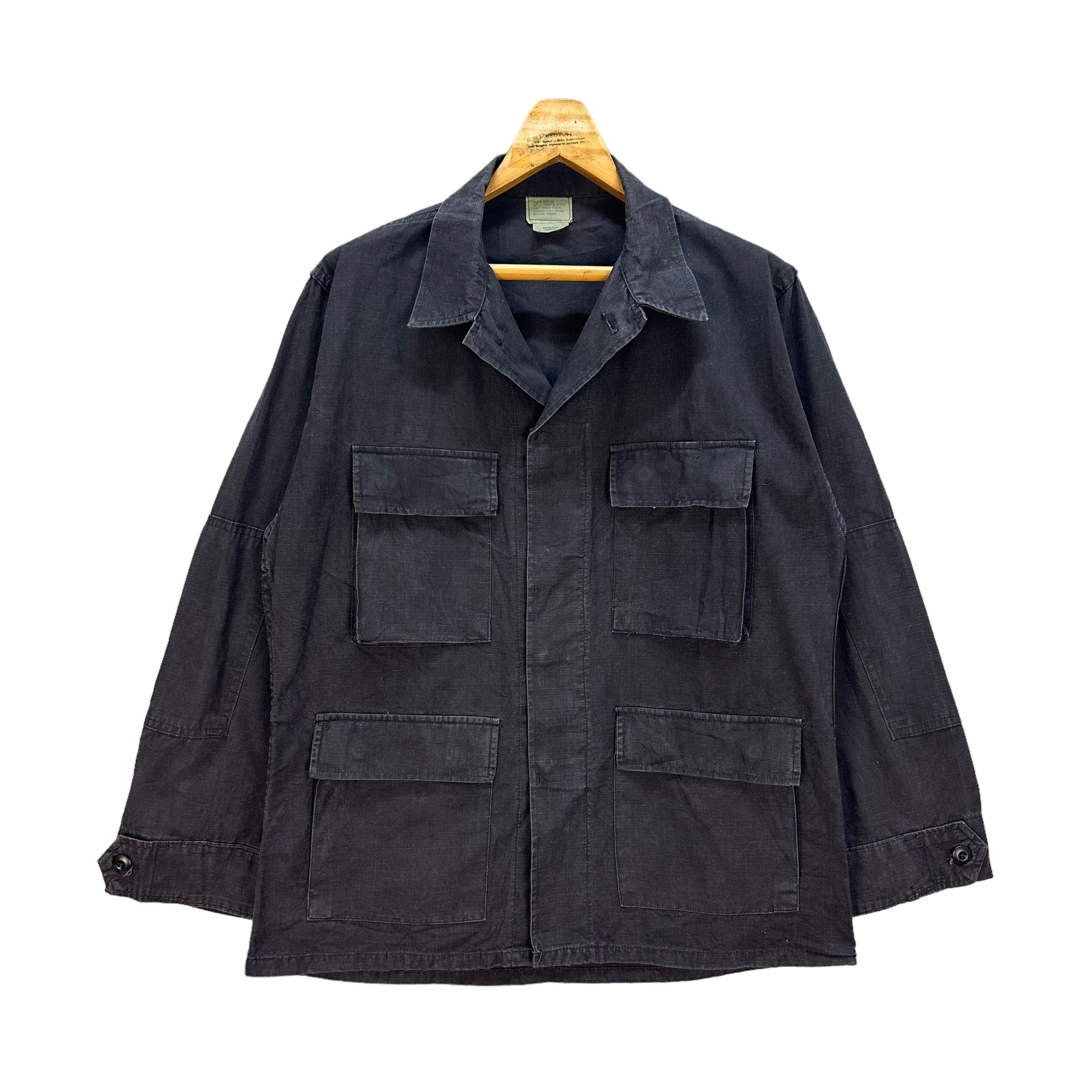 Vintage VINTAGE MILITARY FIELD JACKET CHORE JACKET #7986-195 Size US M / EU 48-50 / 2 - 1 Thumbnail