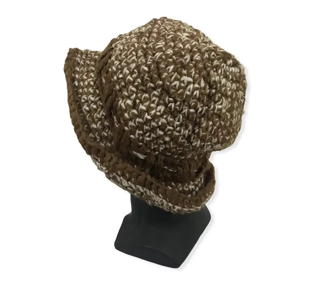 Kapital Japanese Brand Rare Design Knit Beanie Hat Size ONE SIZE - 3 Thumbnail