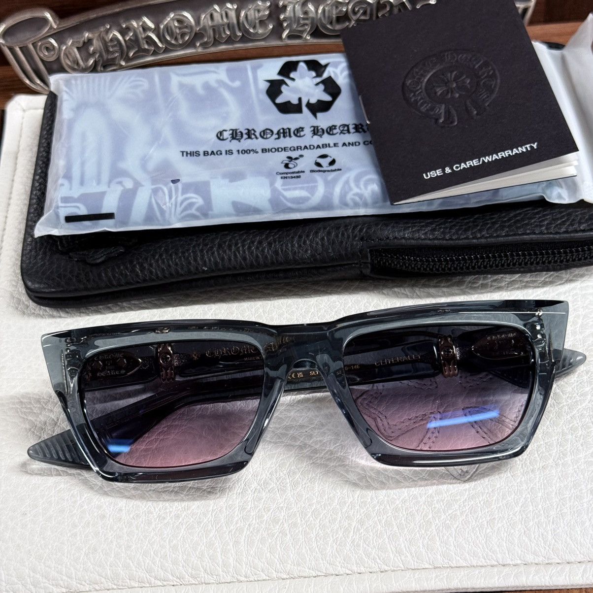 Chrome Hearts Chrome Hearts Cliterally Sunglasses Size ONE SIZE - 11 Thumbnail