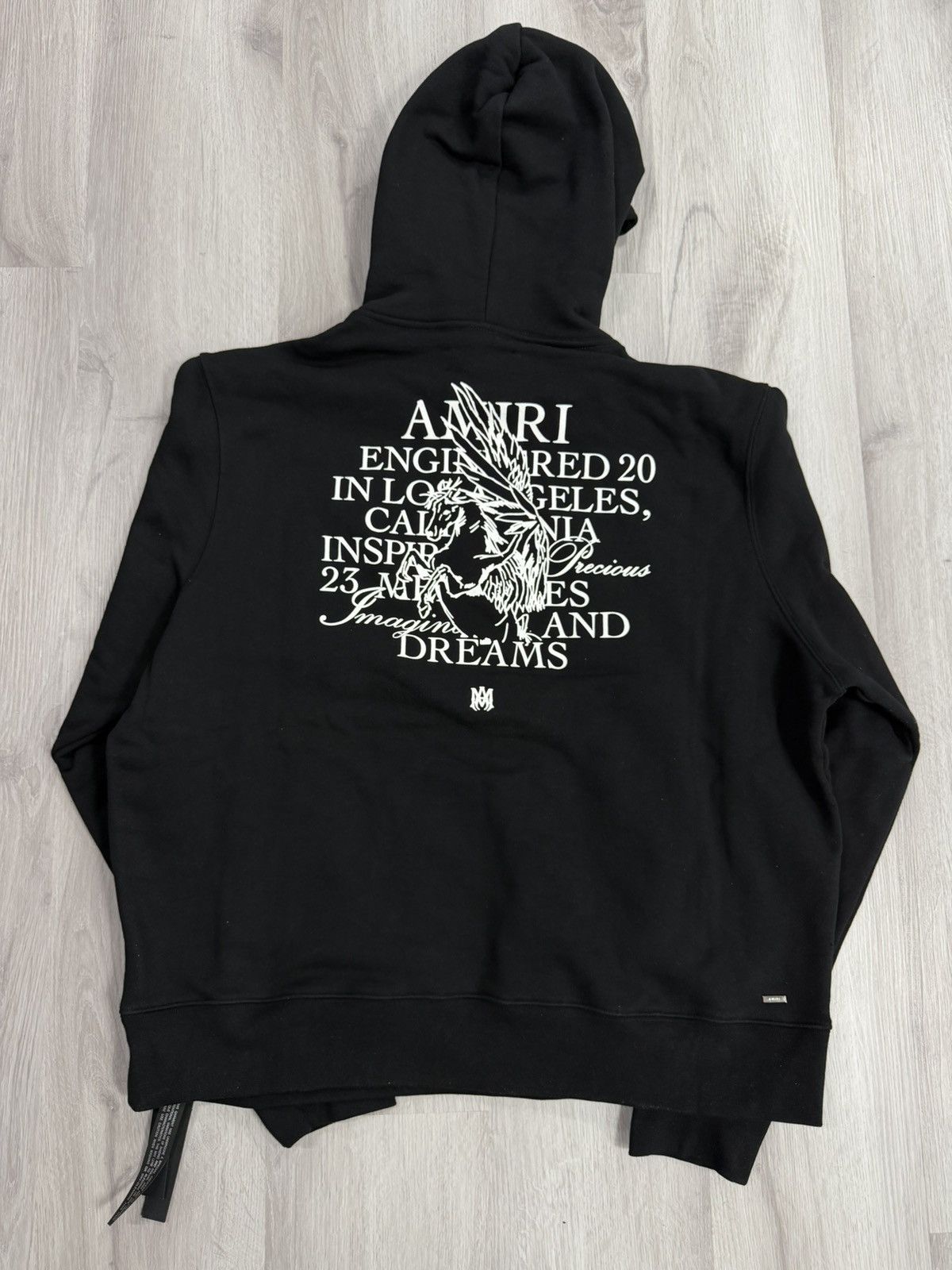 Amiri Amiri Precious Memories Hoodie – Black Size US XL / EU 56 / 4 - 2 Thumbnail