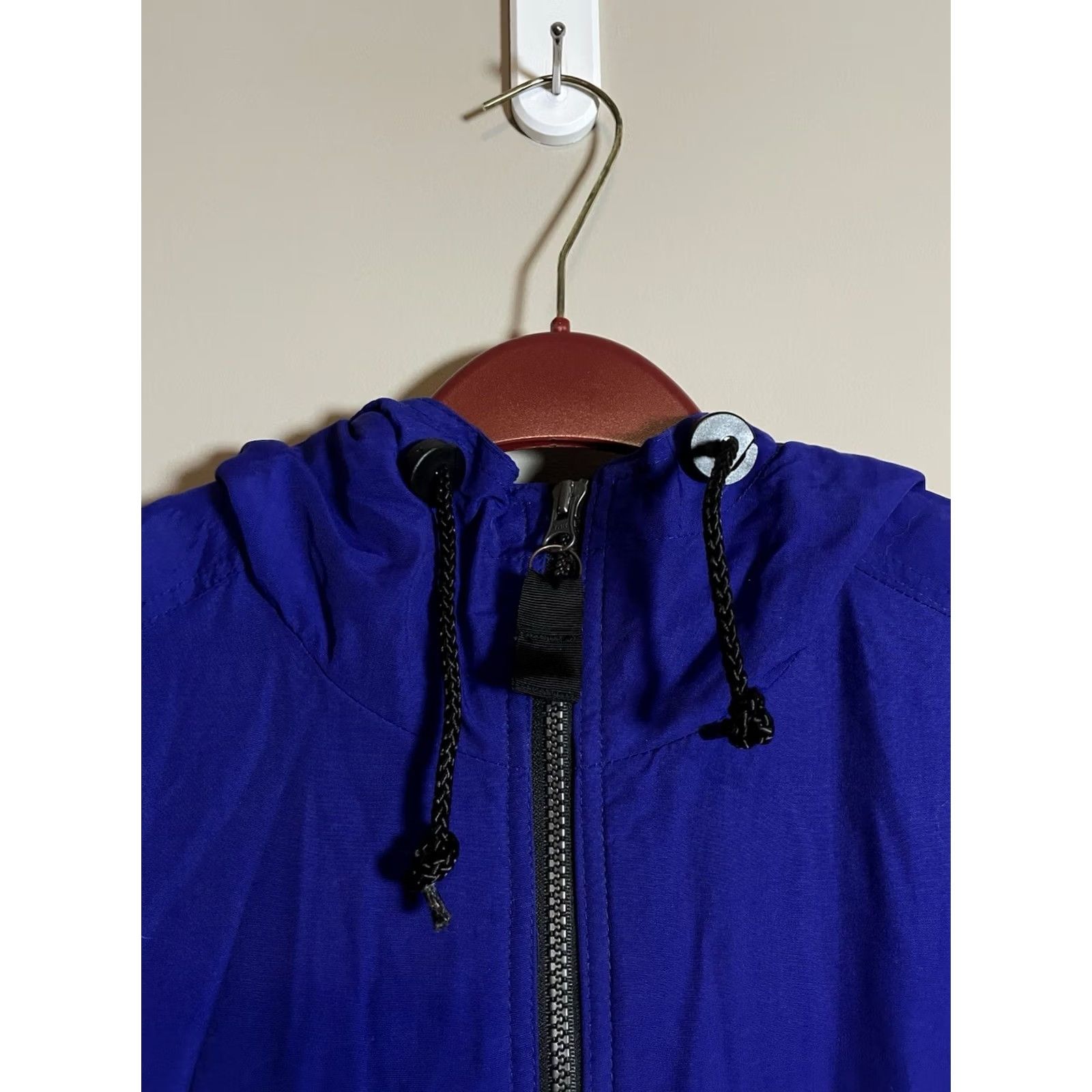 Eddie Bauer VINTAGE Eddie Bauer Coat Hooded Zip Up Insulated Nylon Blue Women’s L Windbreaker Mid-Length Pockets Full Zip B509 Size L / US 10 / IT 46 - 2 Thumbnail