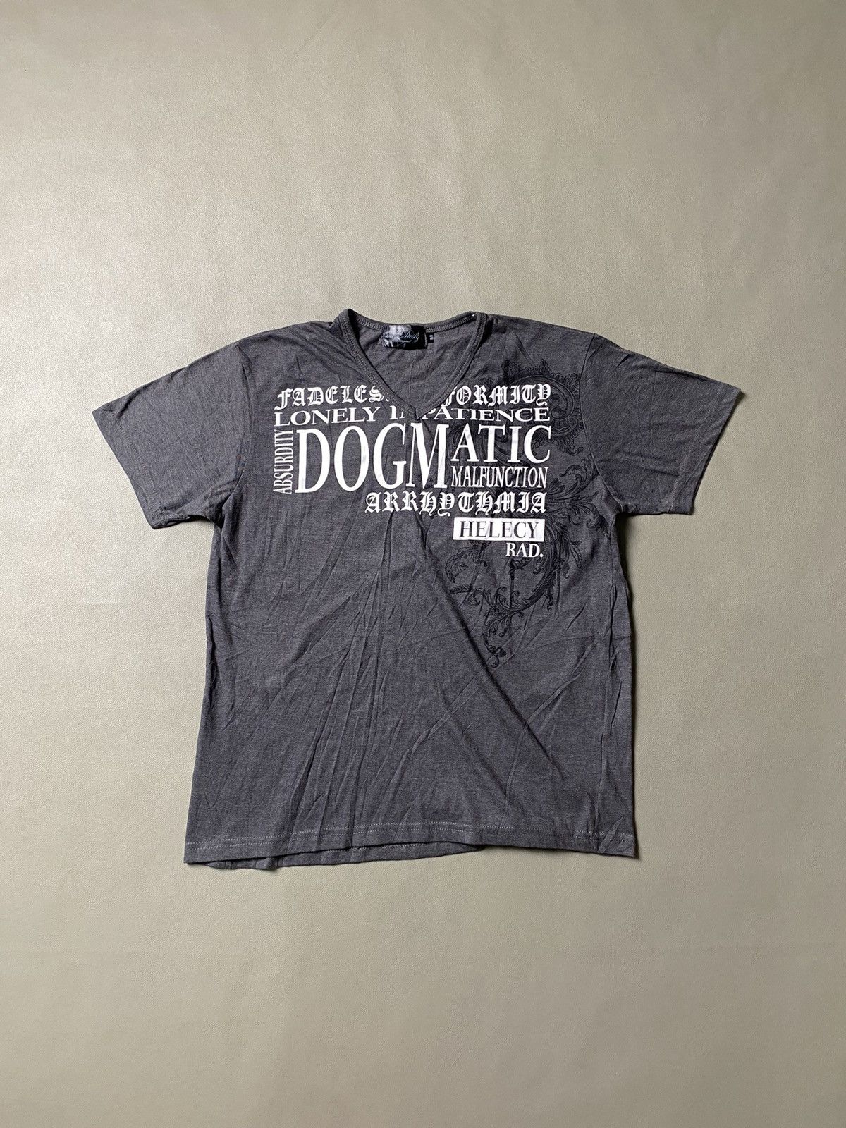Hysteric Glamour × If Six Was Nine × Le Grande Bleu (L.G.B.) Oblo Design Urban Casual Poem Grunge Tshirt Size US M / EU 48-50 / 2 - 1 Thumbnail