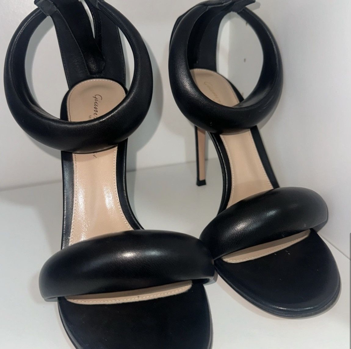 image of Gianvito Rossi Black Heel Shoes, Women's (Size 7)