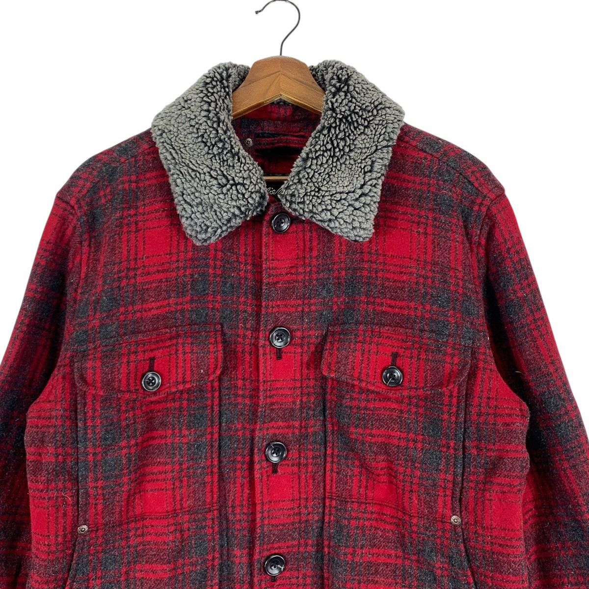 Eddie Bauer × Vintage Vintage Eddie Bauer Faux Fur Collared Jacket Size US S / EU 44-46 / 1 - 2 Thumbnail