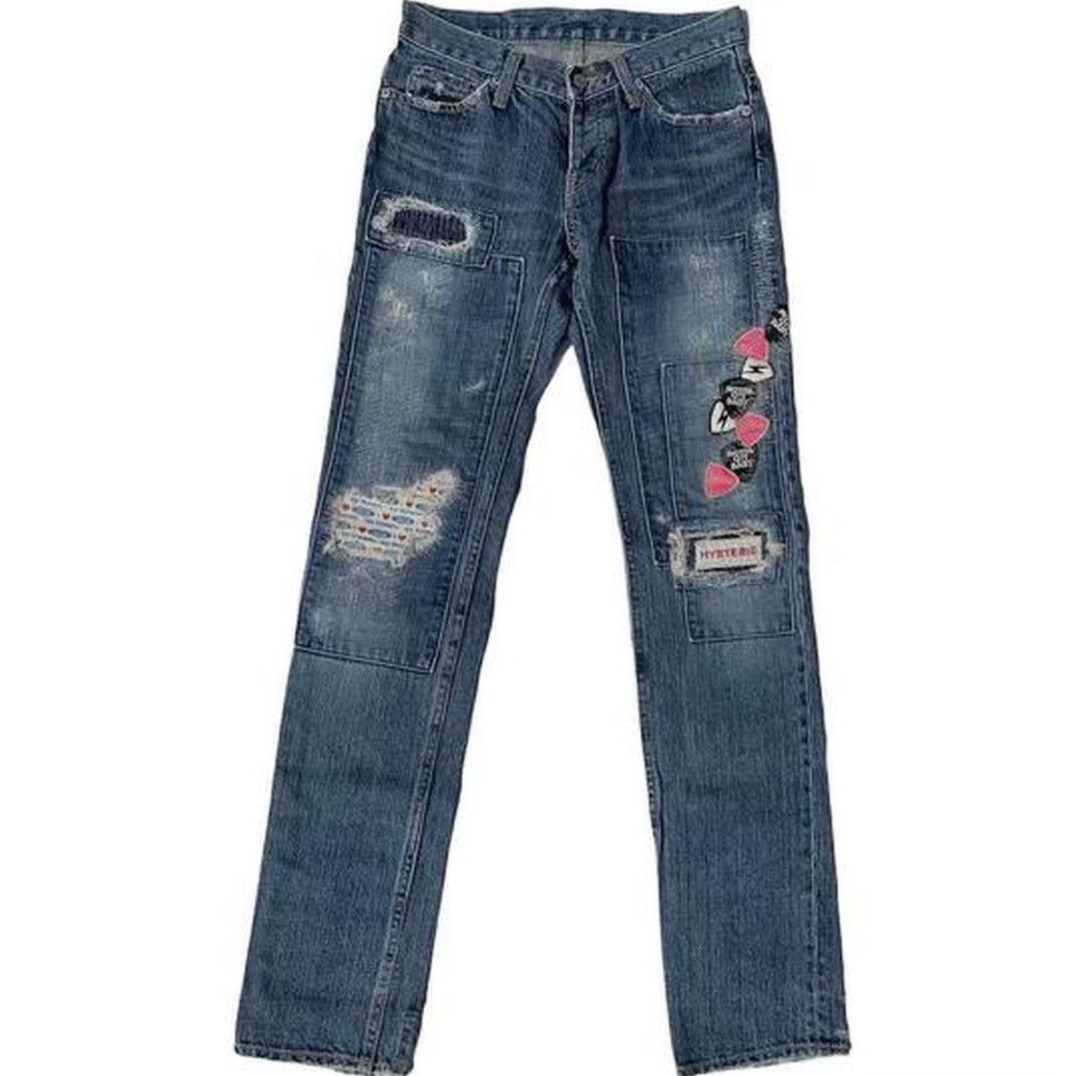 Hysteric glamour patchwork jeans
