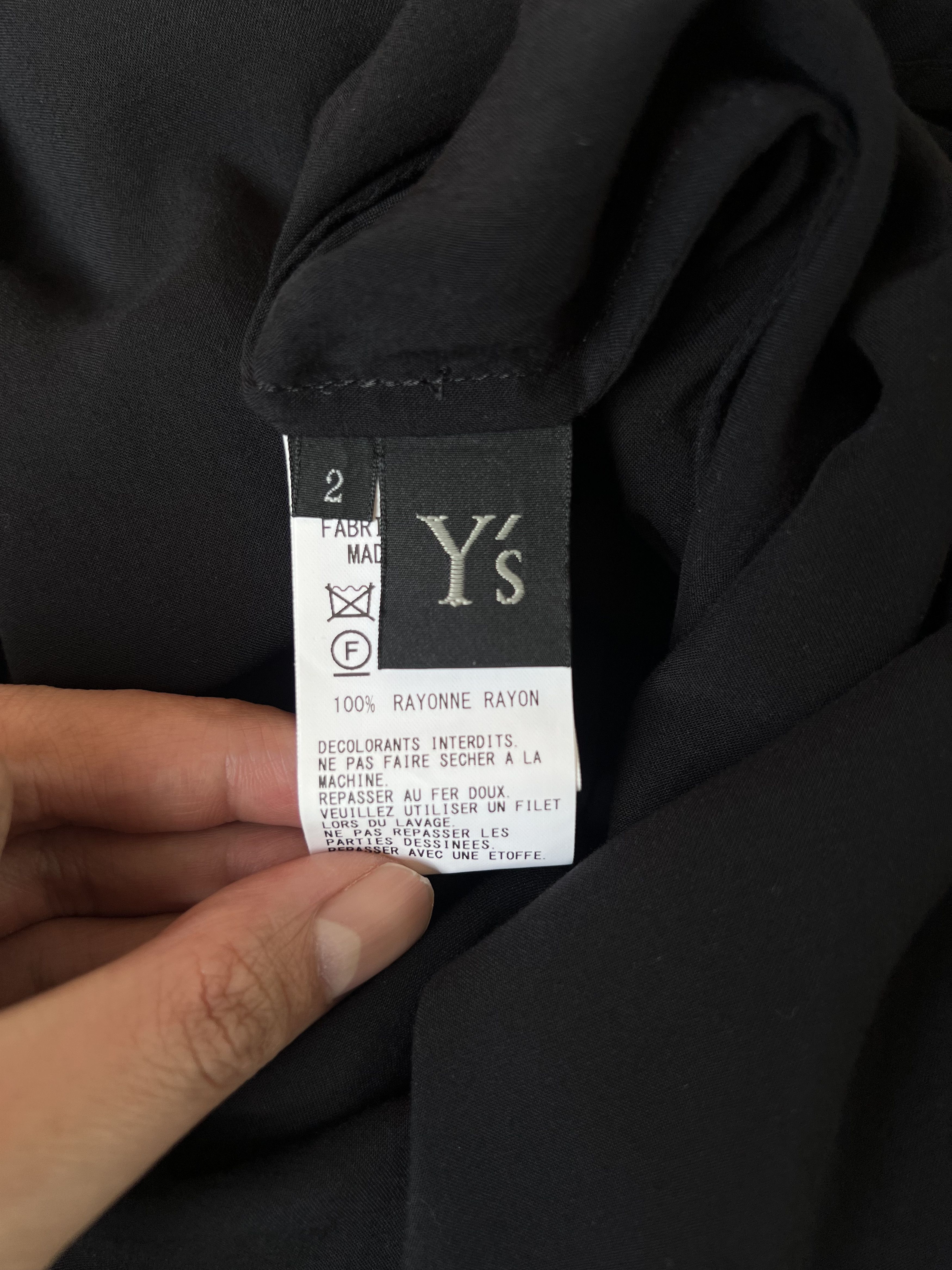 Yohji Yamamoto Yohji Yamamoto Y's - Asymmetrical Pullover Sleeveless Blouse Size S / US 4 / IT 40 - 8 Thumbnail