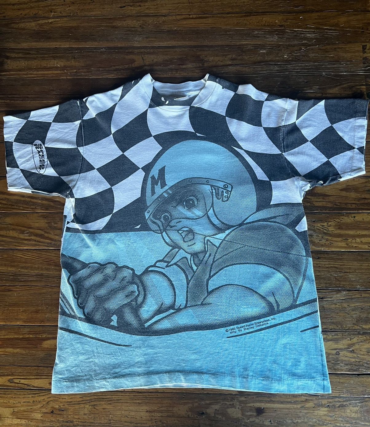 image of Vintage Speed Racer 1992-1993 Stanley Desantis in Blue, Men's (Size Large)