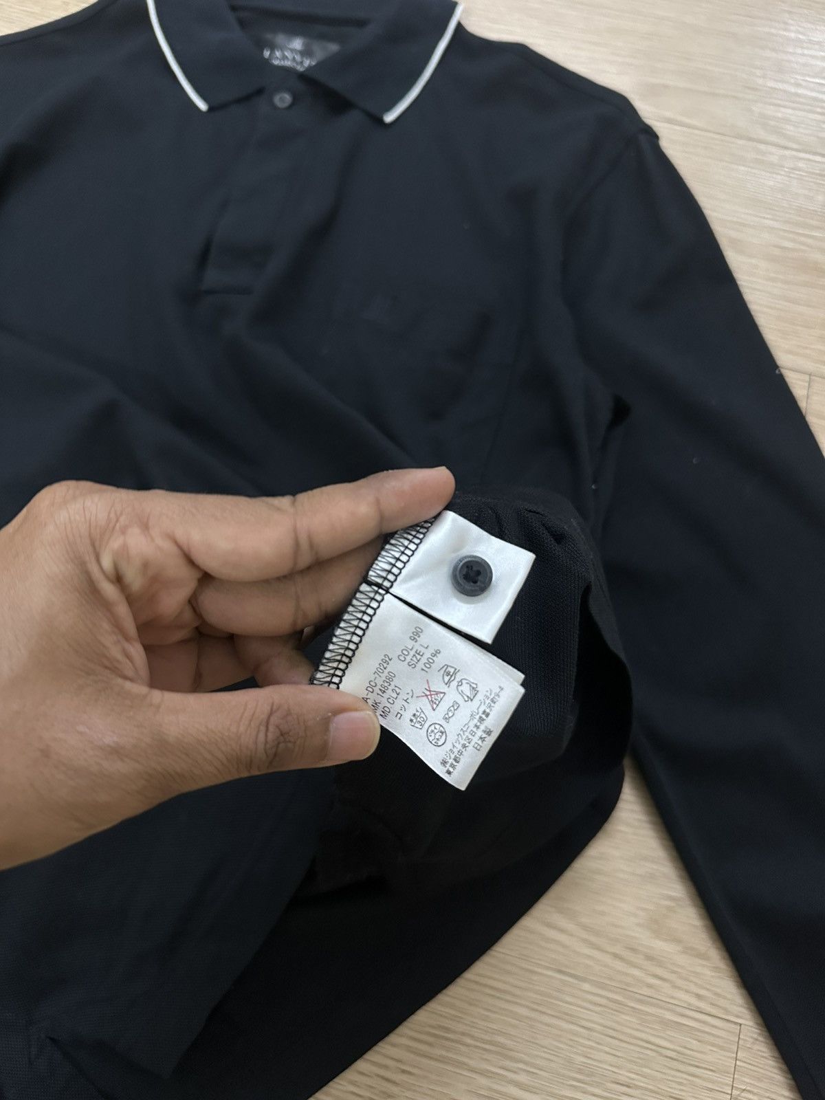 Designer × Lanvin Rare Lanvin Collection Longsleeve Polo Shirt Like New Size US M / EU 48-50 / 2 - 7 Thumbnail