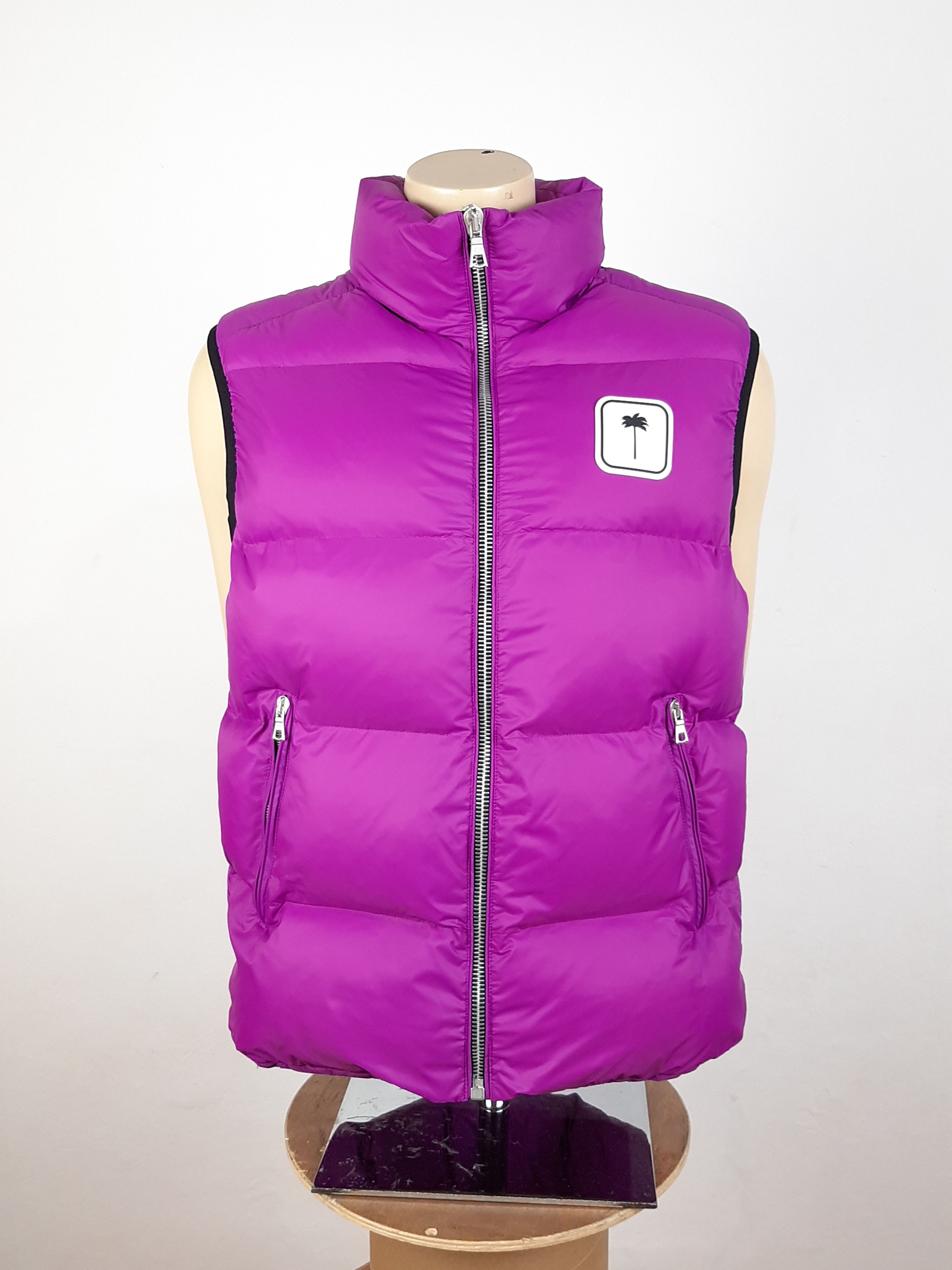 Palm Angels Palm Angels Puffer Vest Purple Women's Size XS Oversized Size XS / US 0-2 / IT 36-38 - 2 Thumbnail