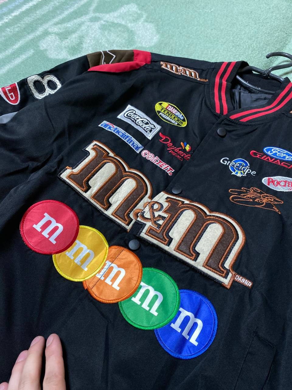 Other NASCAR JH Design Kyle Busch M&M Racing Jacket windbreaker Size US L / EU 52-54 / 3 - 6 Thumbnail