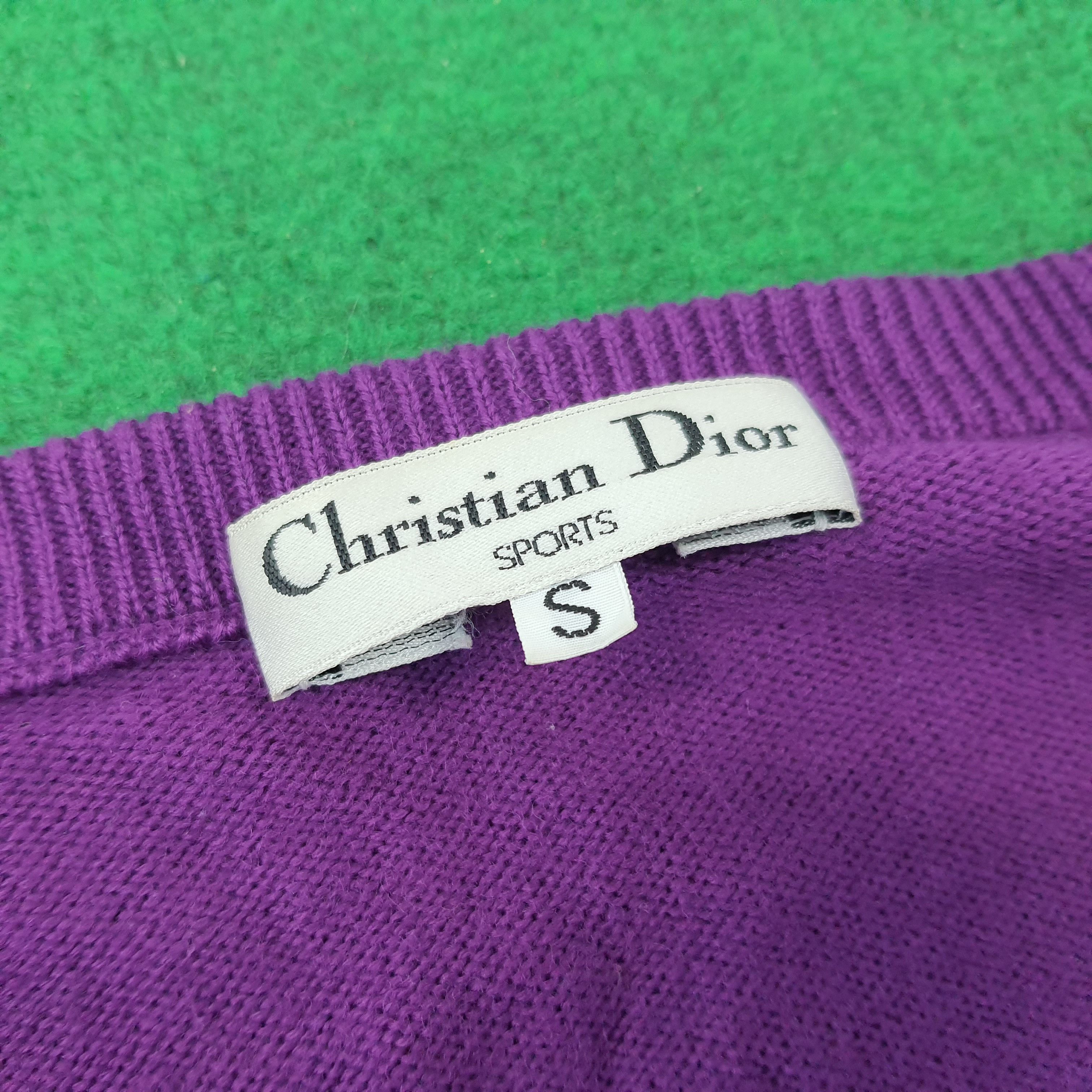 Christian Dior Monsieur × Vintage Vintage christian Dior Sport Designer Cardigans C233N2 Size US S / EU 44-46 / 1 - 6 Thumbnail