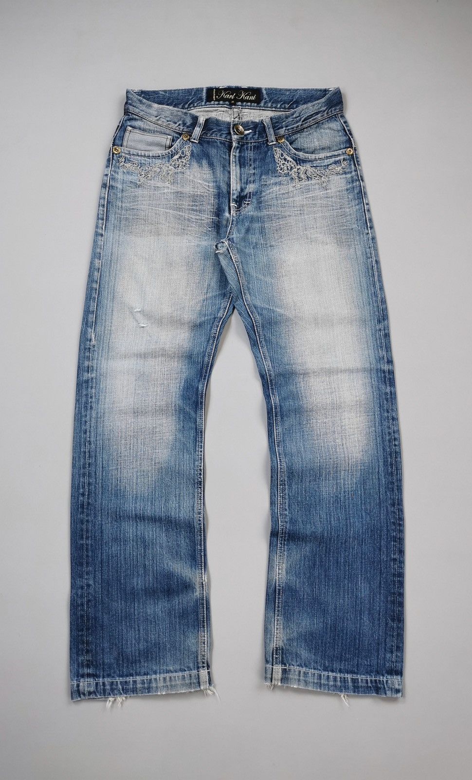 Vintage Vintage Karl Kani Embellish Denim Jeans Size US 34 / EU 50 - 6 Thumbnail