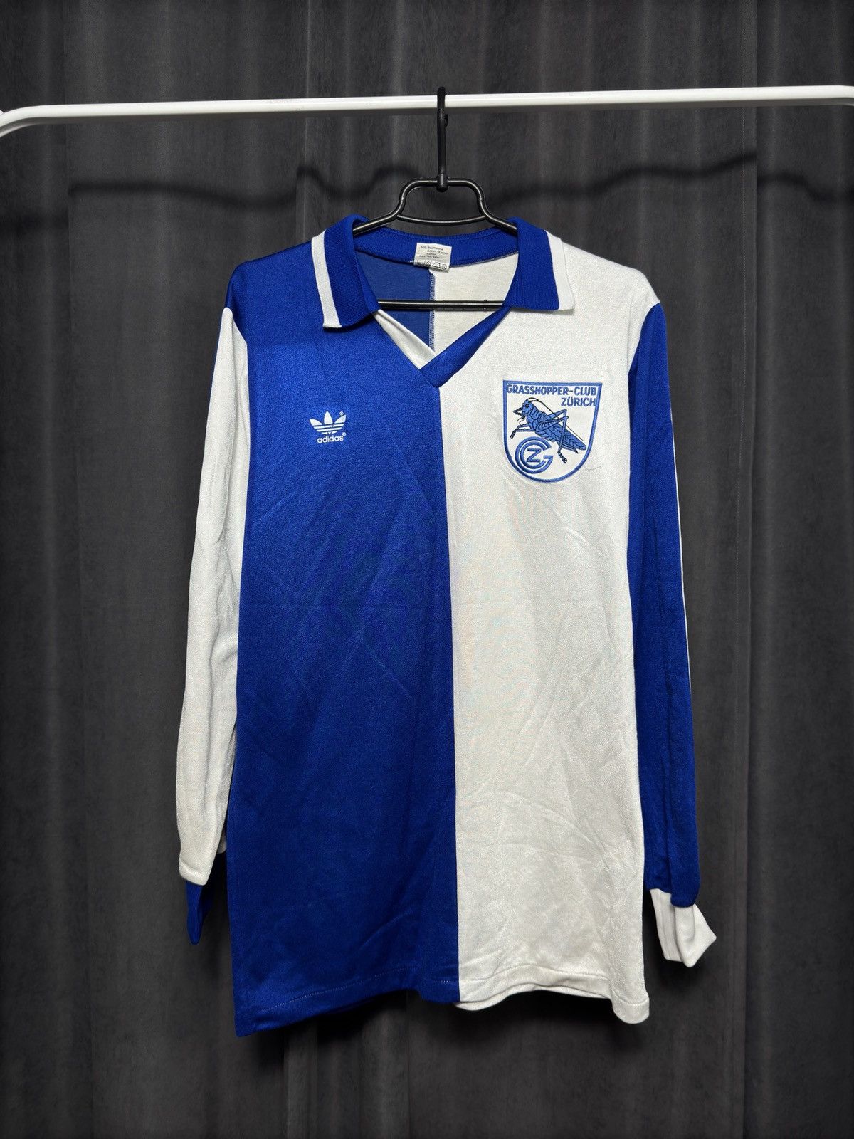 Adidas × Vintage Vintage Grasshopper Zurich 1980 1982 Signature Jersey PSG Size US L / EU 52-54 / 3 - 1 Thumbnail