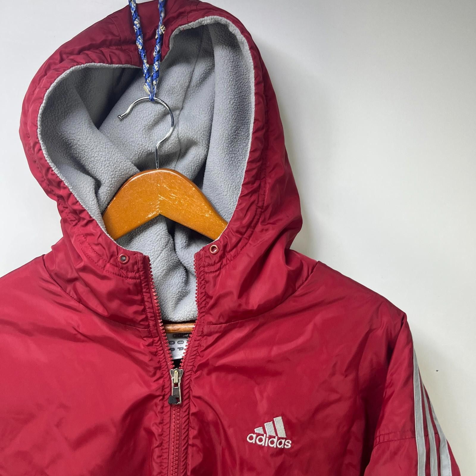 Adidas Vintage Adidas Y2K Hooded Jacket Large Size US L / EU 52-54 / 3 - 3 Thumbnail