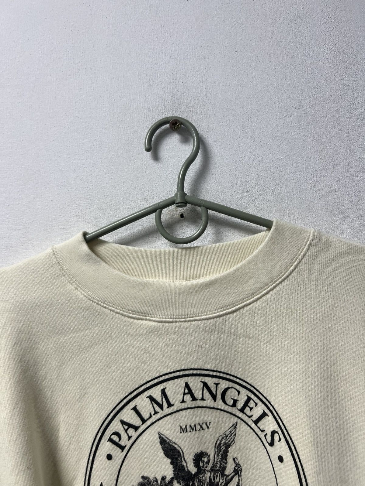 Palm Angels Palm Angels Sweatshirt Big Logo Luxury White Size US S / EU 44-46 / 1 - 8 Thumbnail