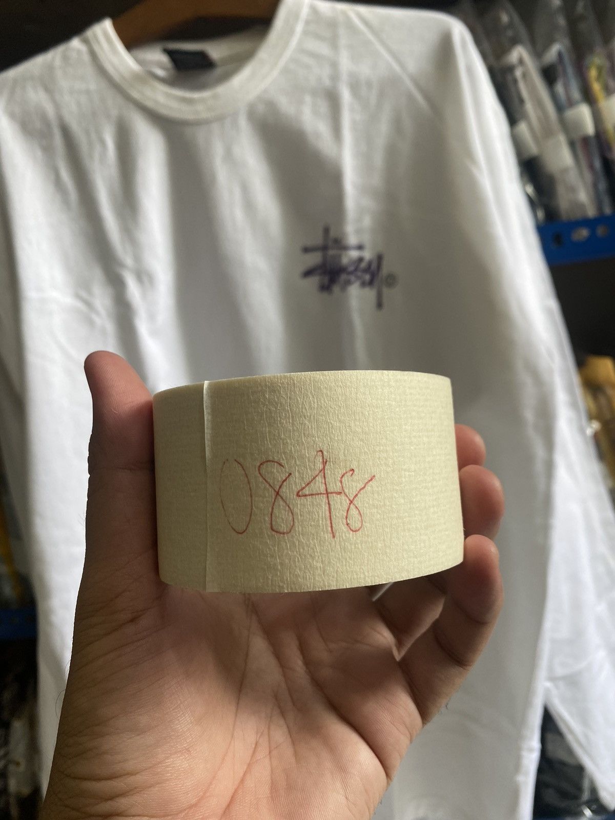 Stussy STUSSY DISTRESSED TSHIRT Size US L / EU 52-54 / 3 - 19 Thumbnail