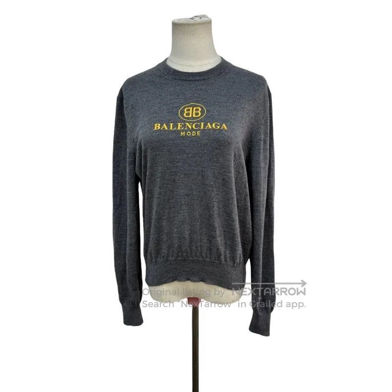 Balenciaga Balenciaga Gray Sweater. Size US S / EU 44-46 / 1 - 1 Thumbnail