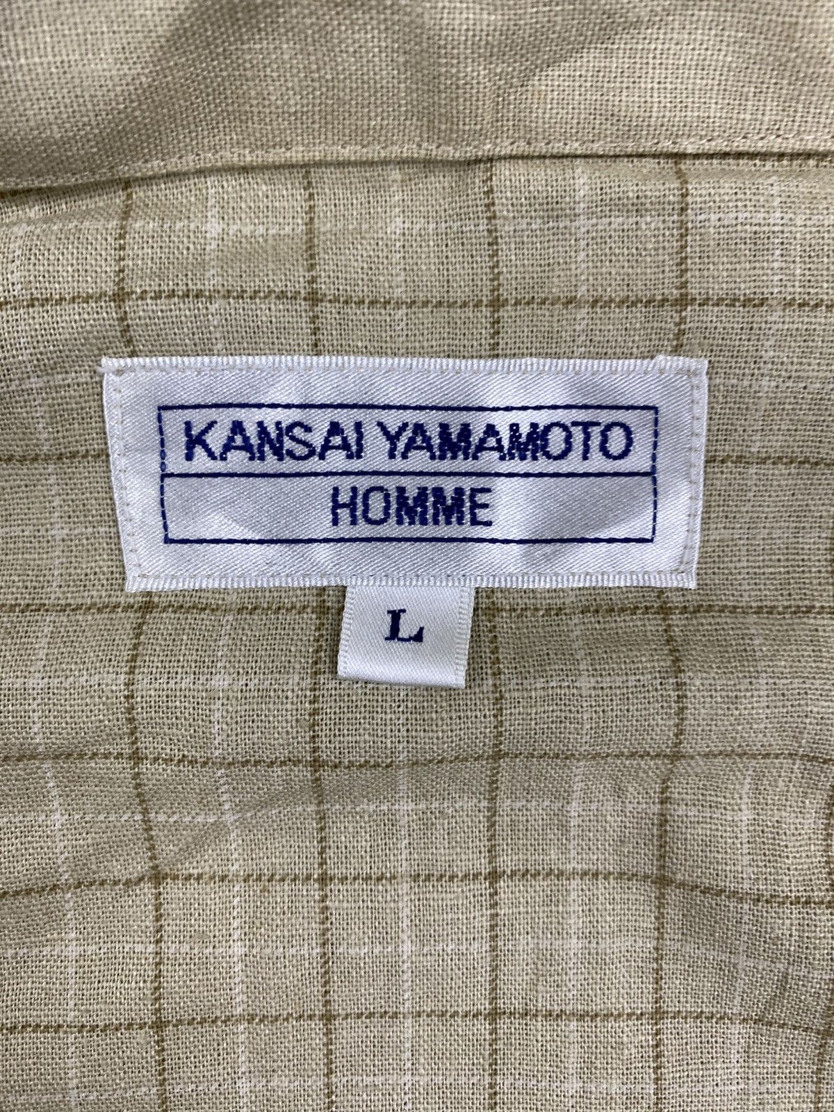 Japanese Brand × Kansai Yamamoto Vintage Kansai Yamamoto Homme Zipper Shirt Jacket Size US M / EU 48-50 / 2 - 9 Thumbnail