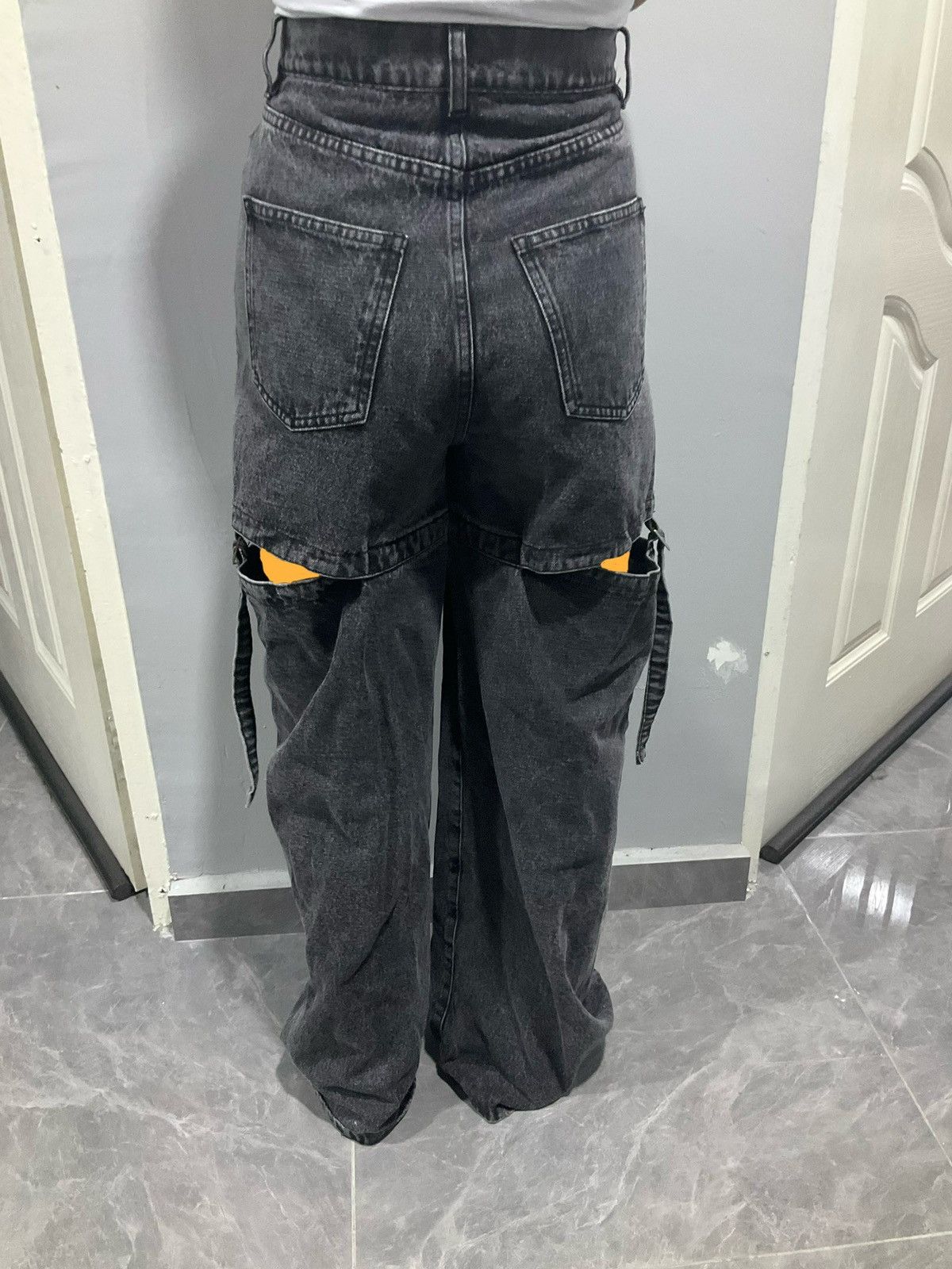 Le Grande Bleu (L.G.B.) Vintage y2k Denim Solid Detachable Pants Bootcut Size 27" / US 4 / IT 40 - 3 Thumbnail