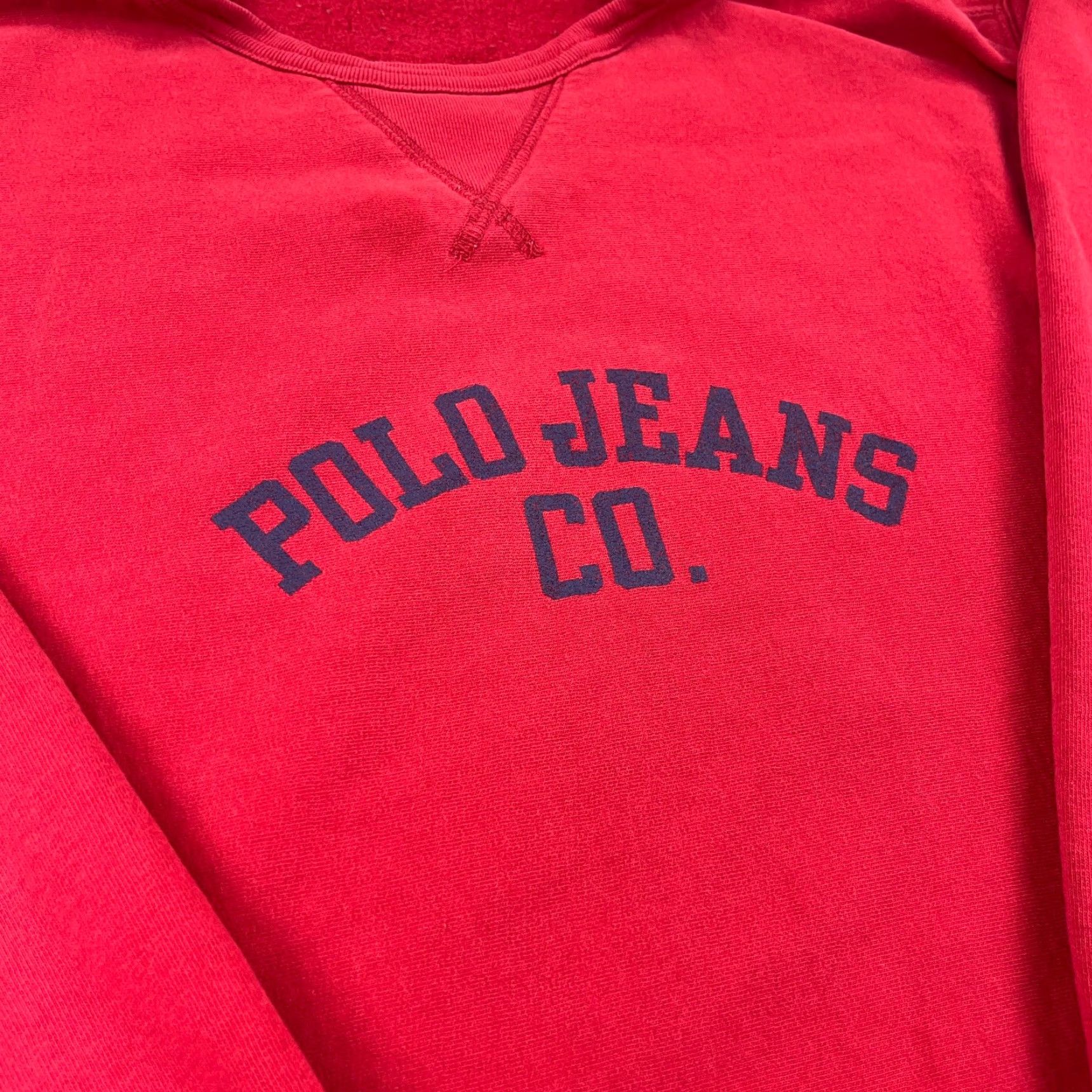 Polo Ralph Lauren VINTAGE Polo Ralph Lauren Sweatshirt Crewneck Men XL Red 80s 90s Classic Logo Embroidered Pullover Sweatshirt Mens XL Red Polo Ralph Lauren Size US XL / EU 56 / 4 - 3 Thumbnail