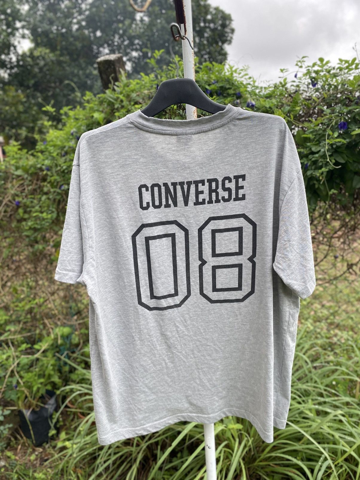 Converse × Vintage Distressed Converse All Star 08 Tshirt Size US XXL / EU 58 / 5 - 1 Thumbnail
