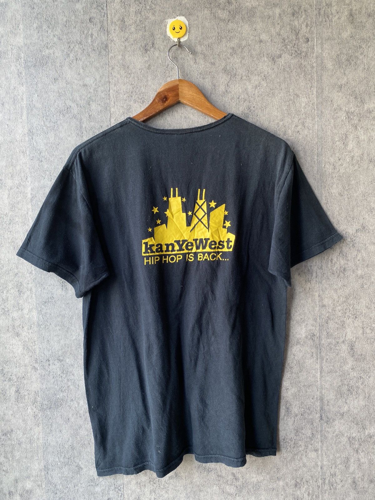 Kanye West Vintage 2004 Kanye West Dropout Faded Black T Shirt Size US M / EU 48-50 / 2 - 4 Thumbnail