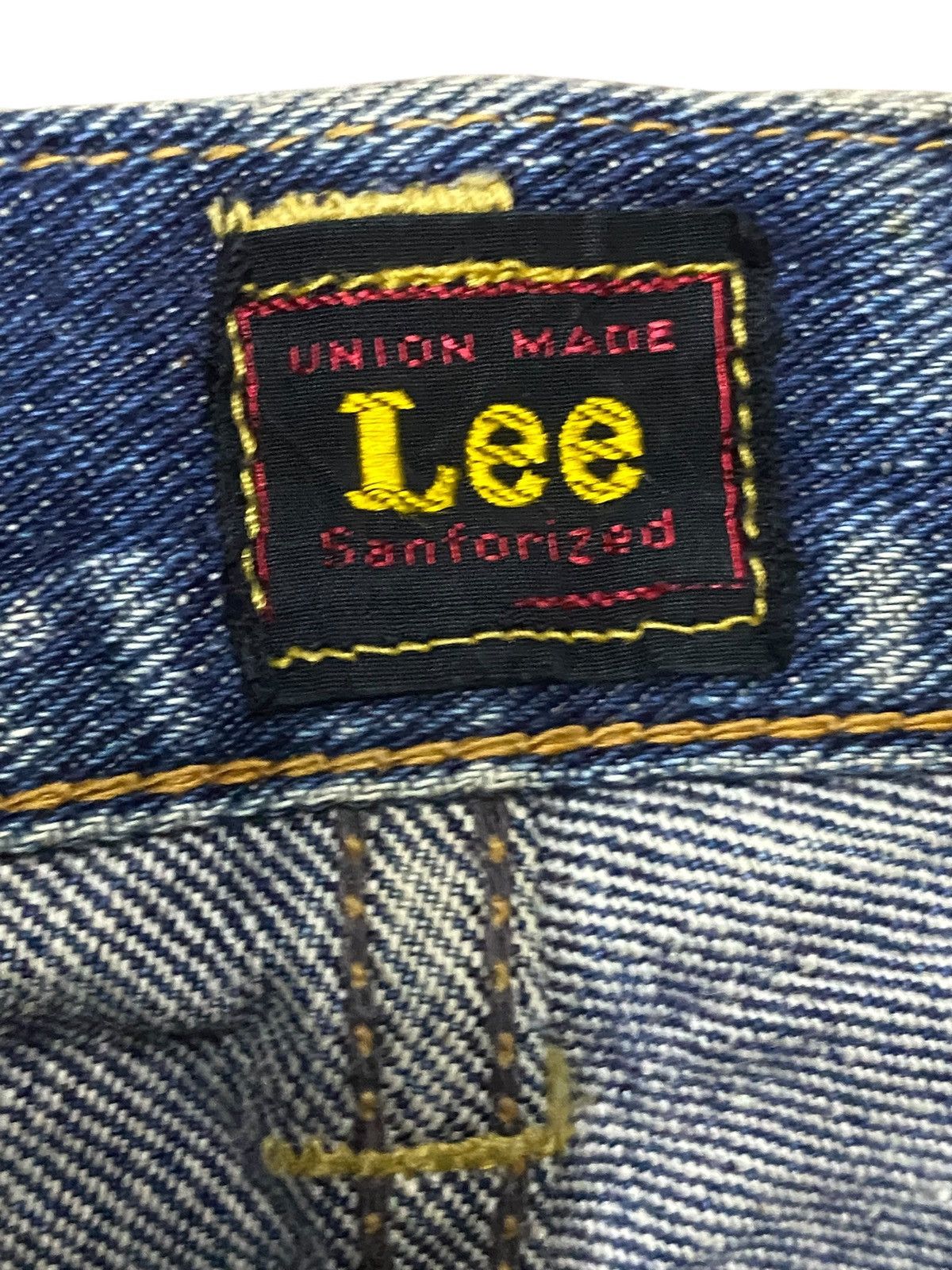 Lee Lee Japan Half Selvedge Blue Wash Distressed Jeans Size US 28 / EU 44 - 11 Thumbnail