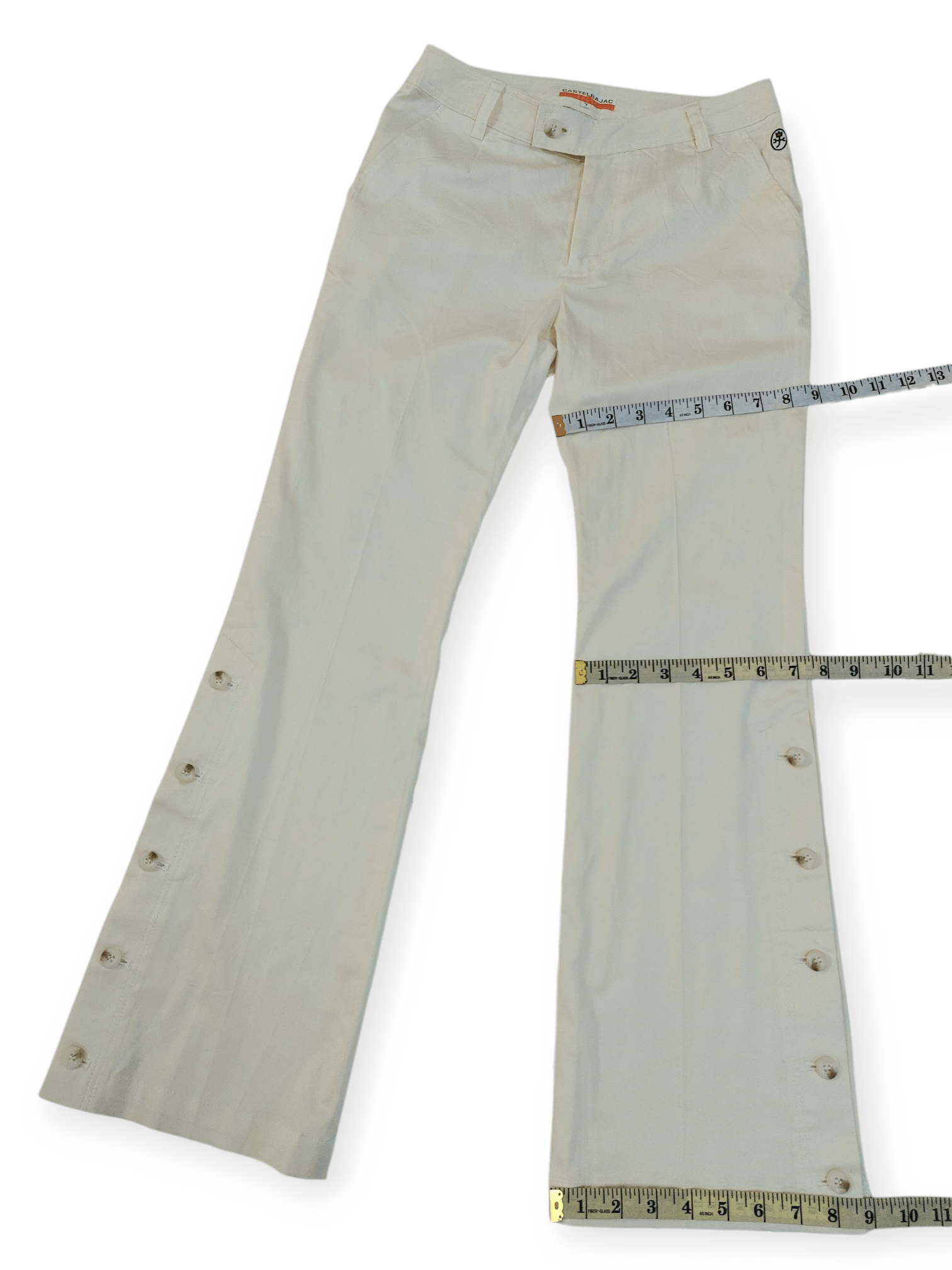 If Six Was Nine Castelbajac Flare Laces Up Buttons with Embroidered Logo Size 26" / US 2 / IT 38 - 14 Thumbnail