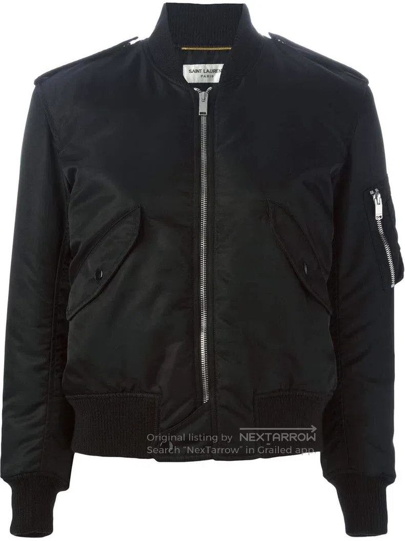 Saint Laurent Paris Saint Laurent Paris Flight Jacket Size US S / EU 44-46 / 1 - 1 Thumbnail