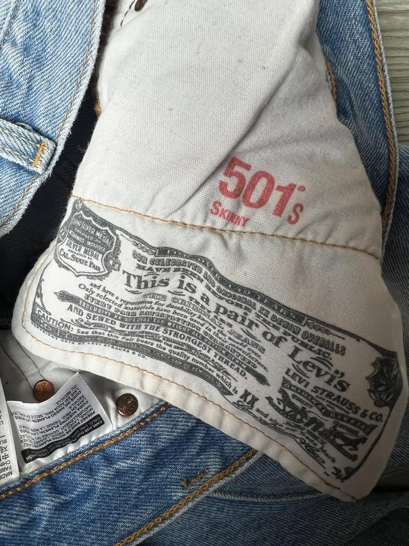 Levi's Levi's 501denim pants streetwear 🔥 Size 28" / US 6 / IT 42 - 9 Thumbnail