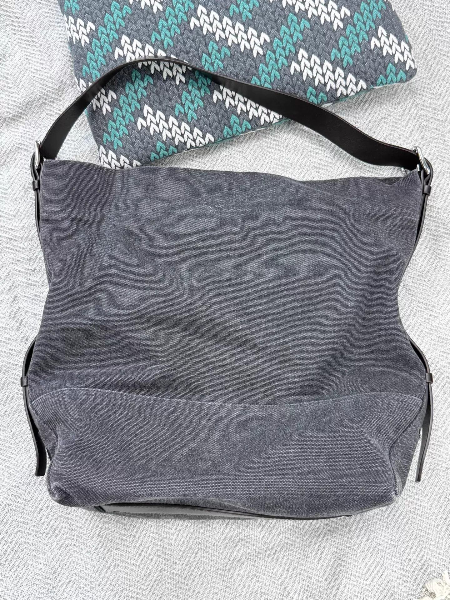 Lemaire Lemaire Gray Canvas Tote - New Size ONE SIZE - 3 Thumbnail